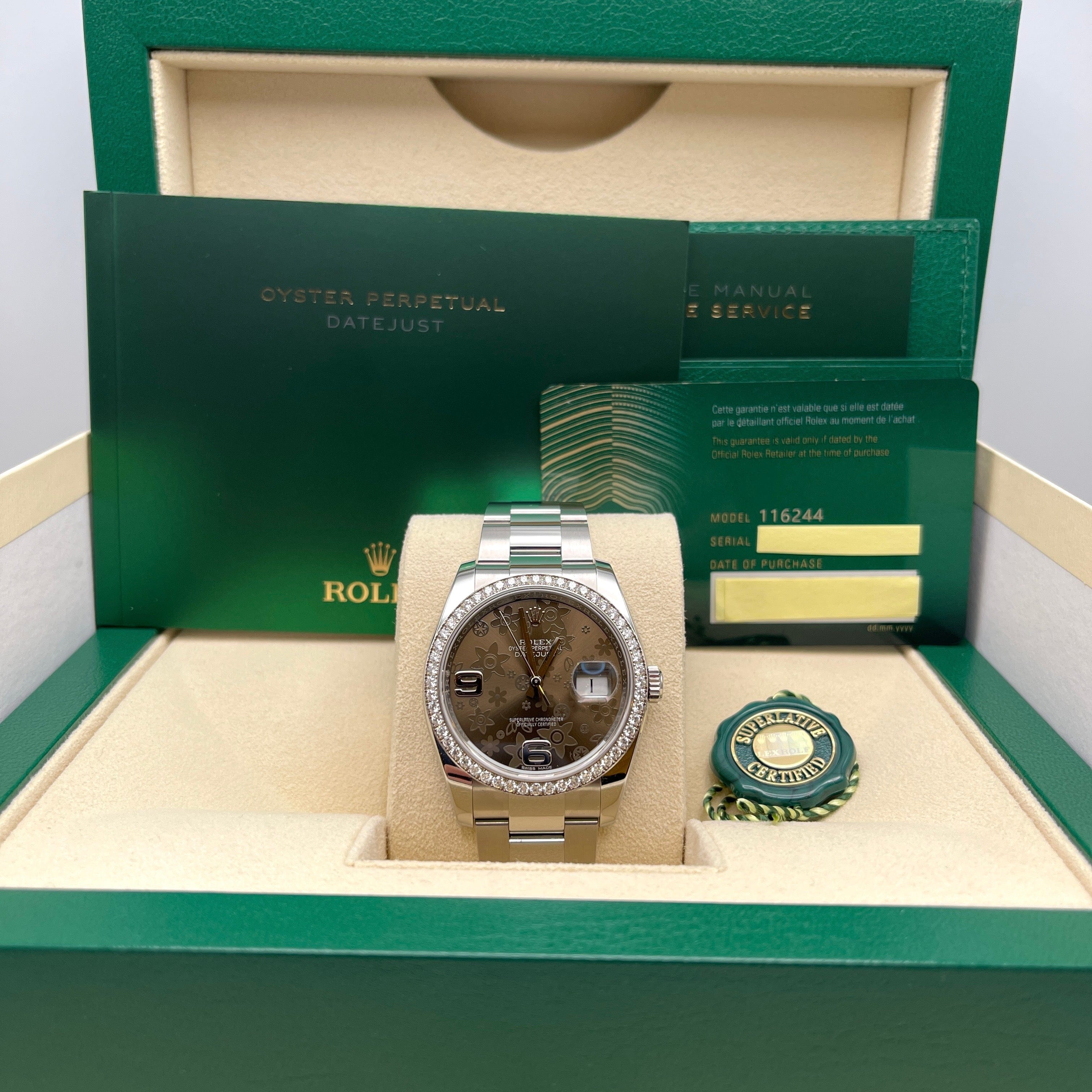 Rolex Datejust 36 116244 Stainless Steel