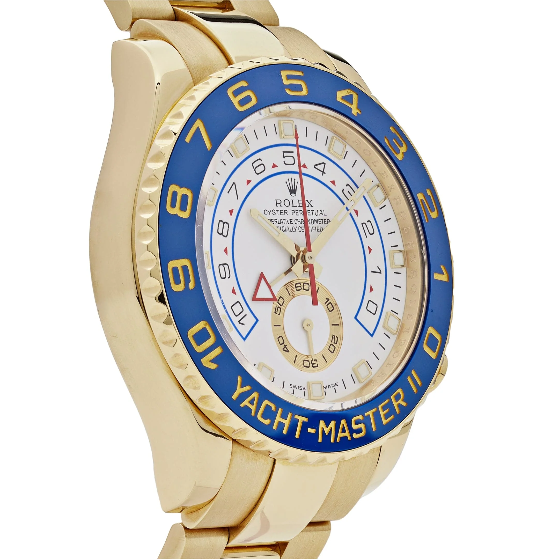 Rolex Yacht-Master II 116688 Yellow Gold White Dial