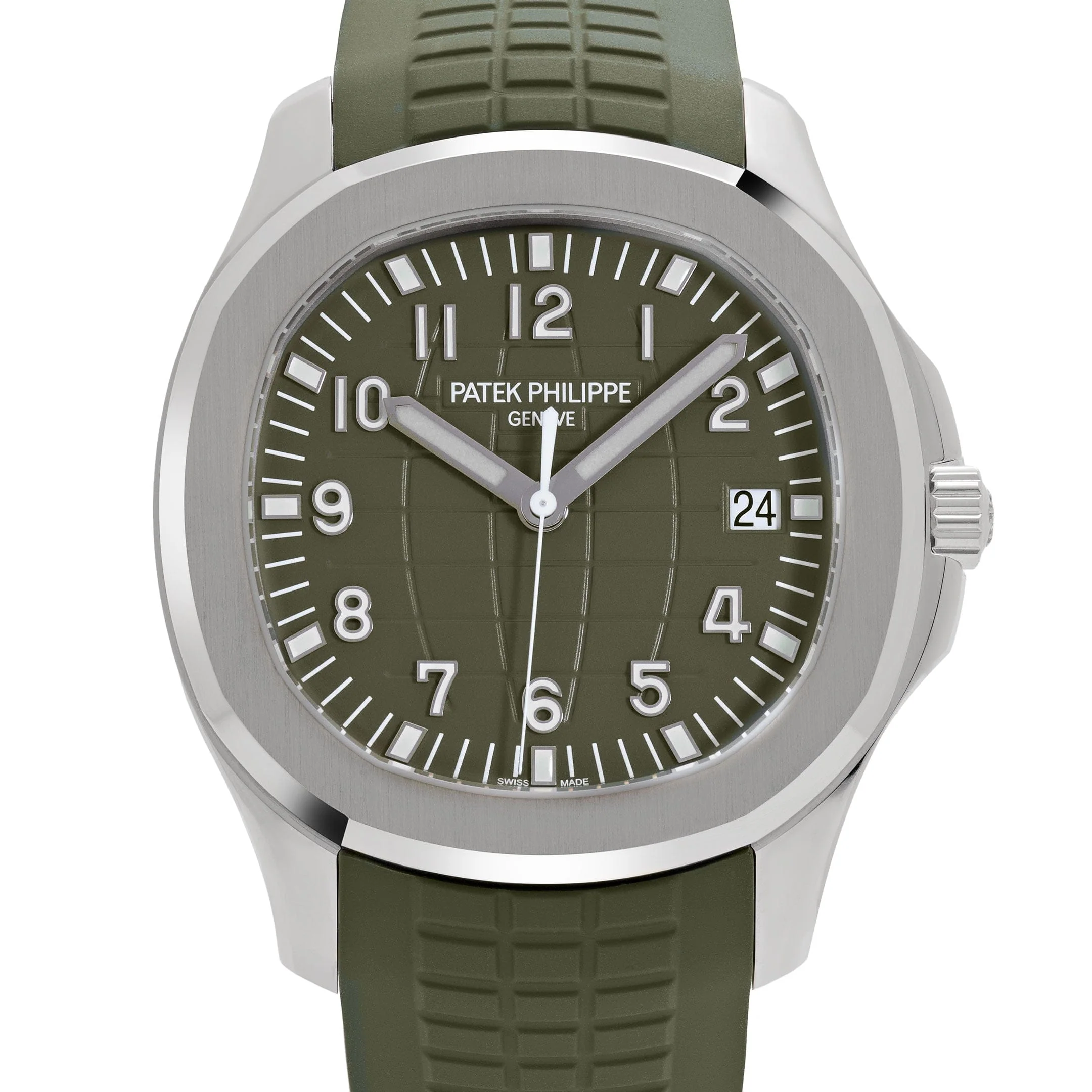 Patek Philippe Aquanaut 5168G-010 'Jumbo' White Gold Khaki Green