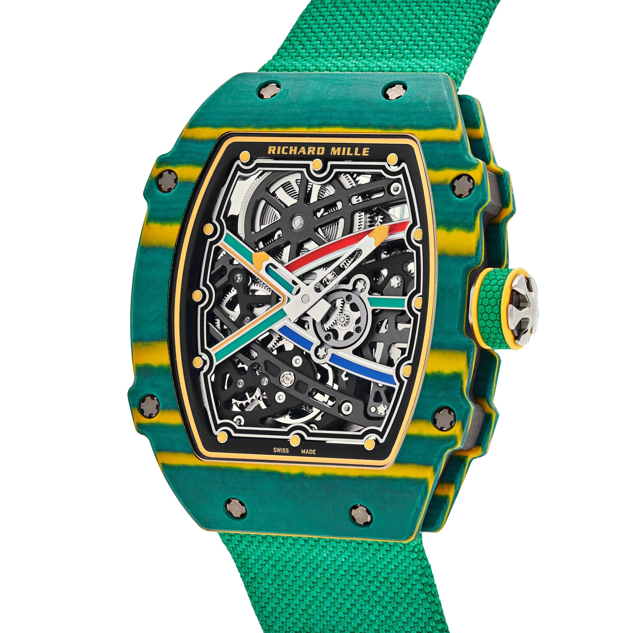 Richard Mille RM 67-02 'Wayde Van Niekerk' Green Yellow Quartz TPT