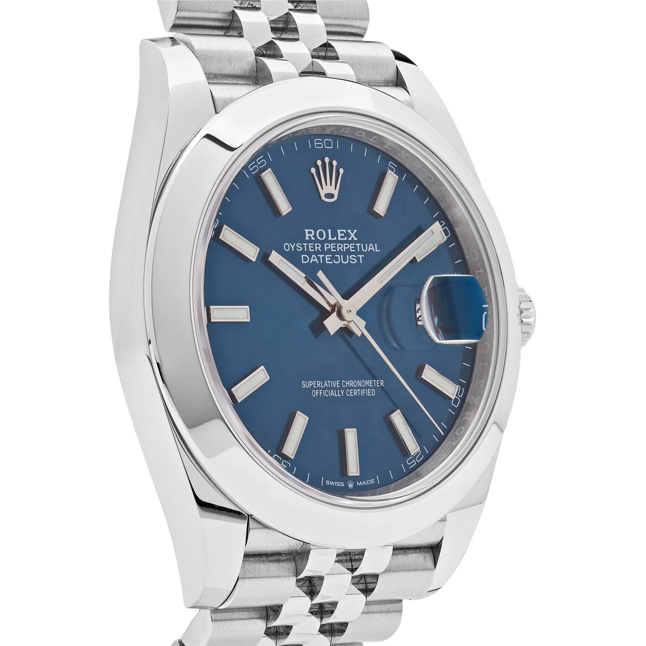 Rolex Datejust 41 126300 Stainless Steel Blue Dial Jubilee (2025)