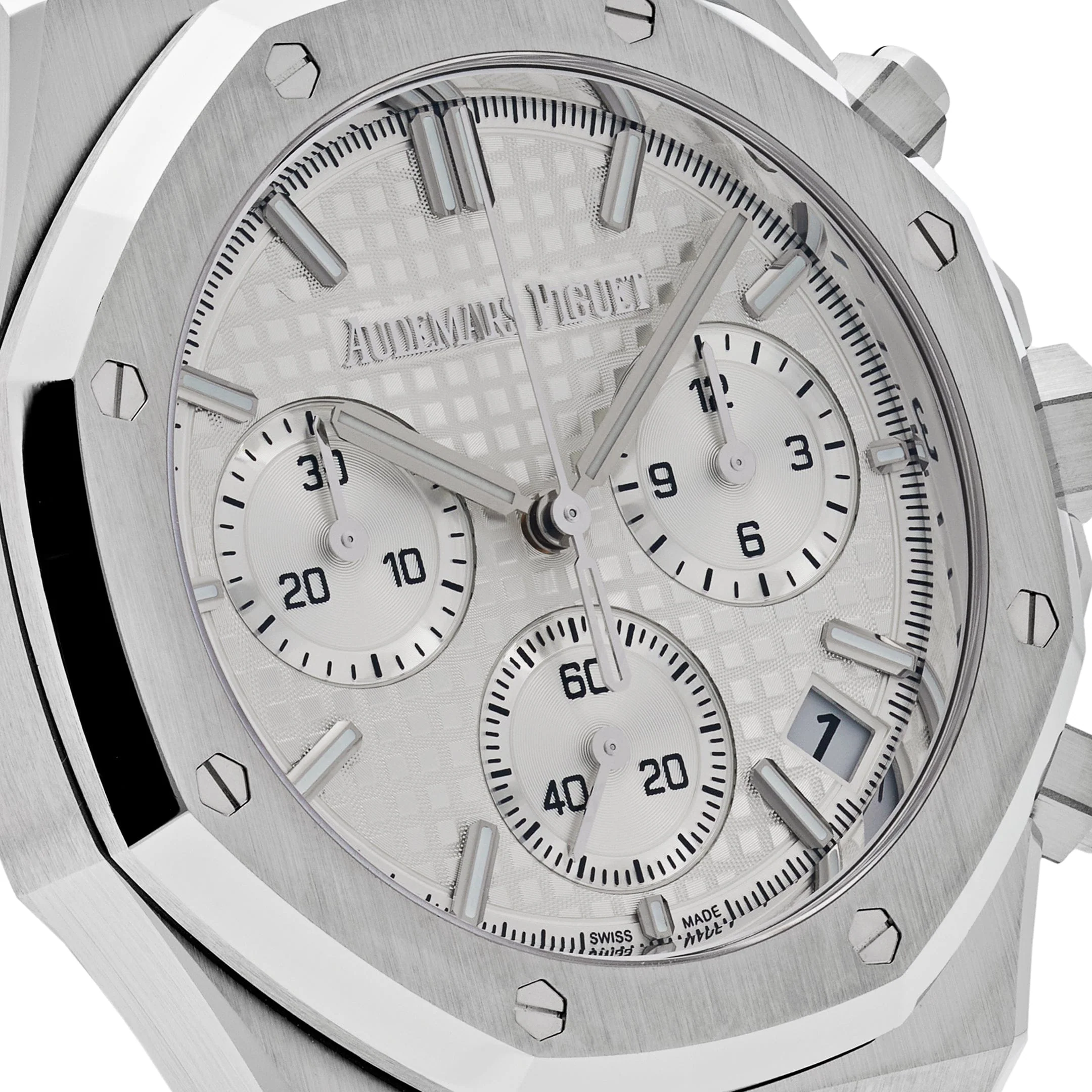 Audemars Piguet Royal Oak 26240ST.OO.1320ST.03 Selfwinding Chronograph '50th Anniversary' Stainless Steel White Dial