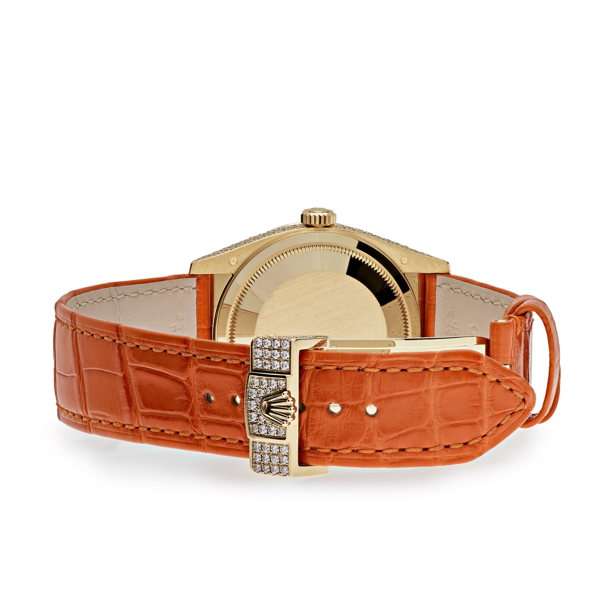 Rolex Day-Date 36 128158RBR Yellow Gold Diamond Set