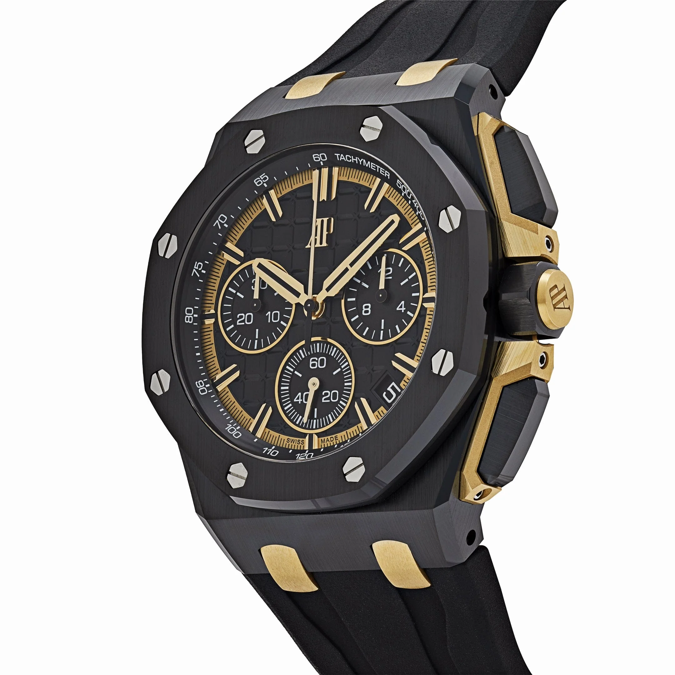 Audemars Piguet Royal Oak Offshore 26420CE.OO.A127CR.01 Chronograph Black Ceramic Yellow Gold Black Dial (2023)