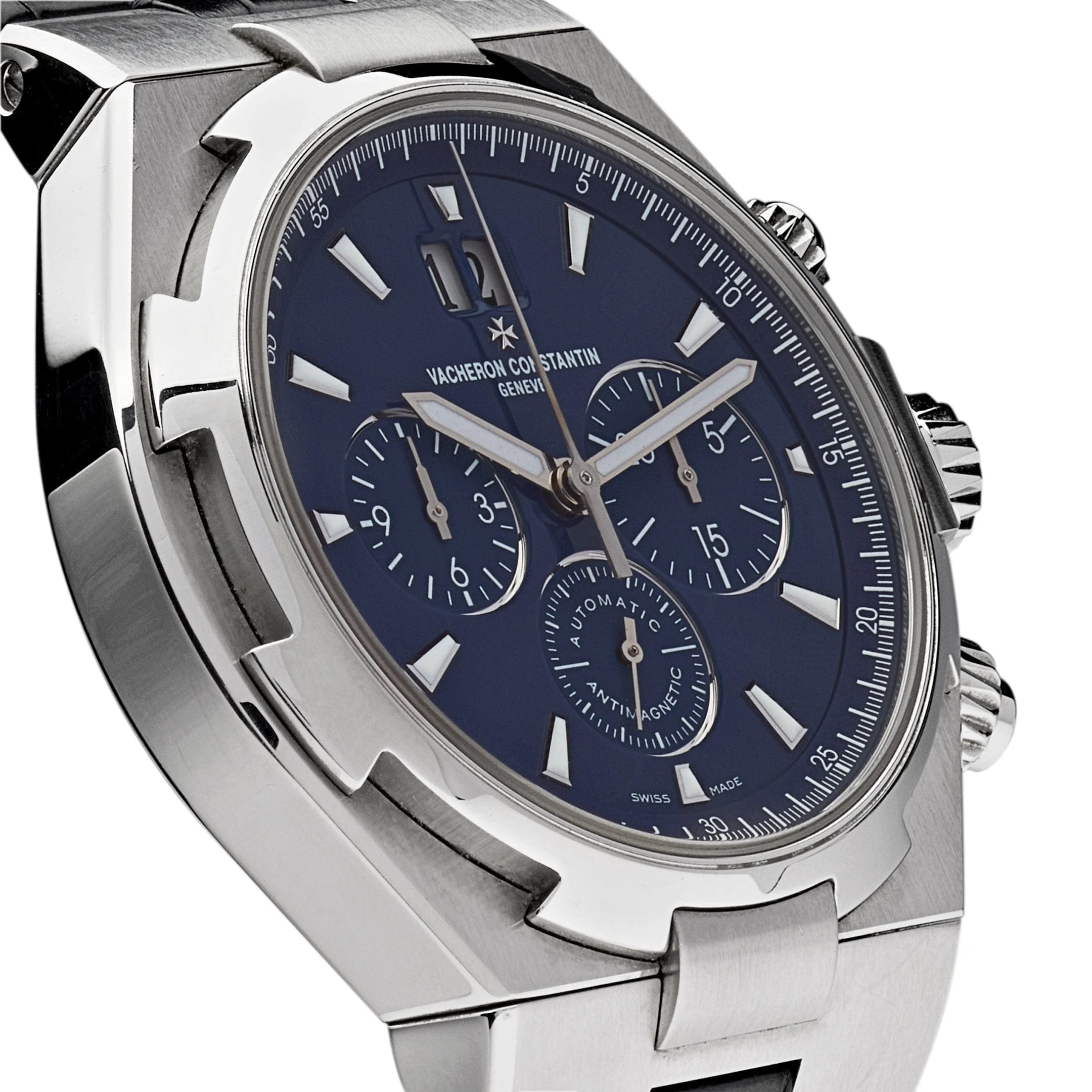 Vacheron Constantin Overseas Chronograph 49150/000A-9745 Stainless Steel Blue Dial