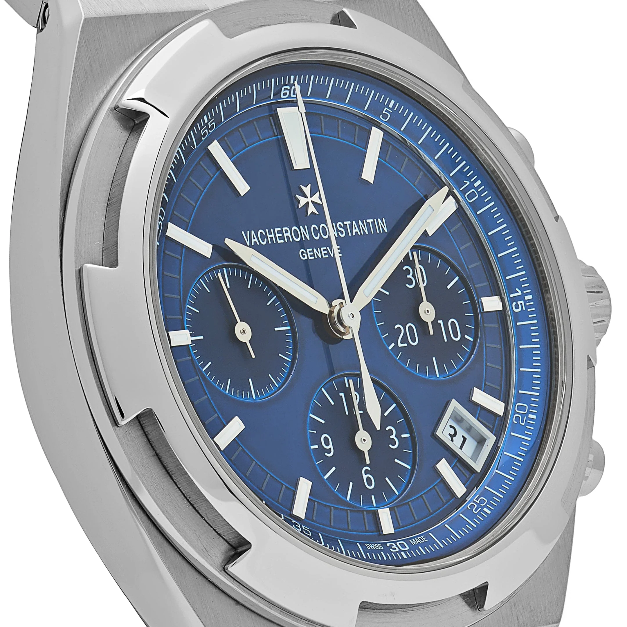 Vacheron Constantin Overseas Chronograph 5500V/110A-B148 Stainless Steel Blue Dial