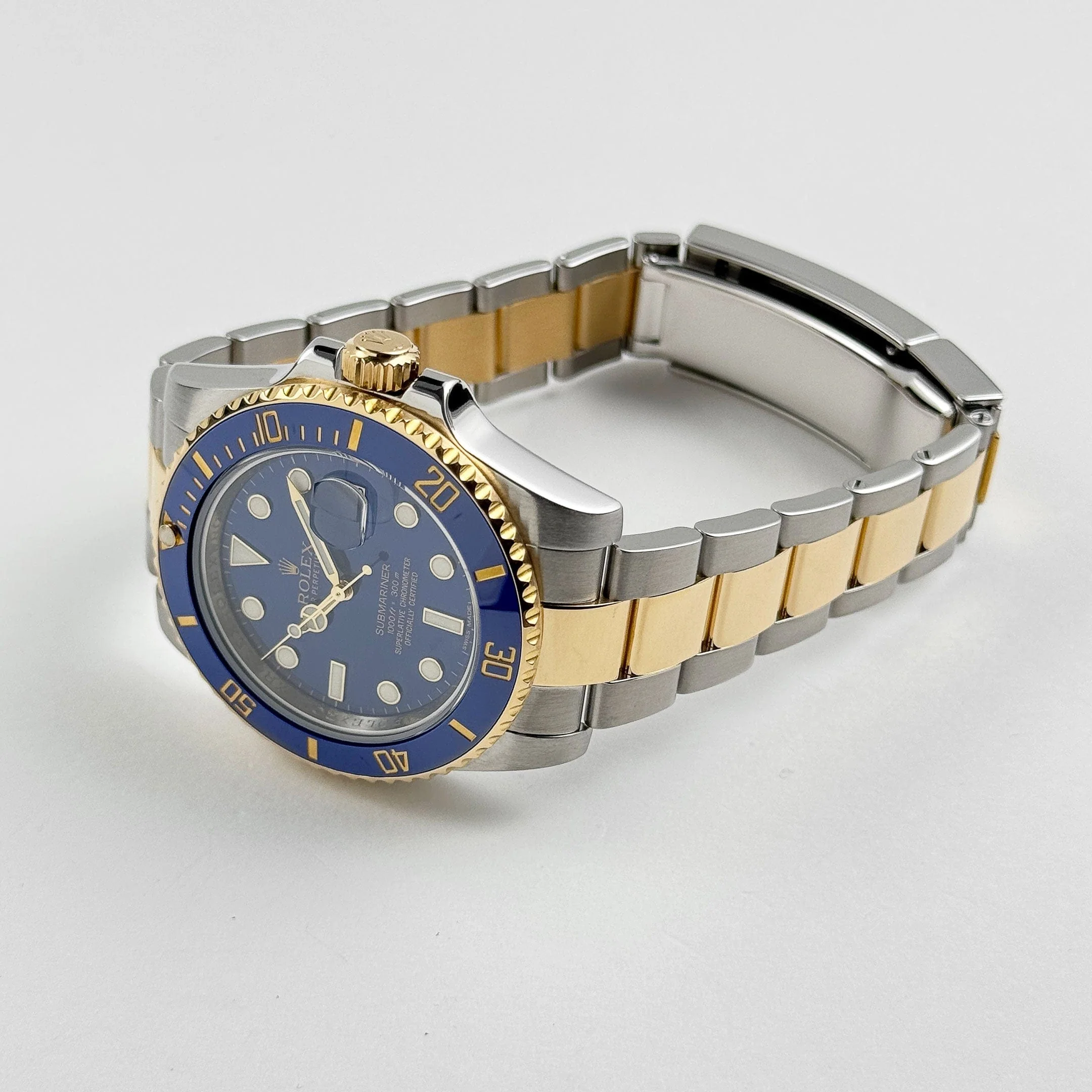 Rolex Submariner Date 116613LB Stainless Steel Yellow Gold Blue Dial (2015)