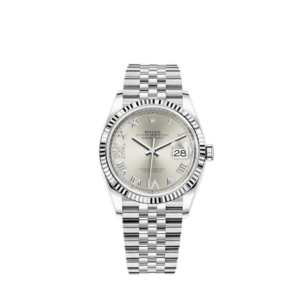 Rolex Datejust 36 126234 Stainless Steel Silver Dial Jubilee