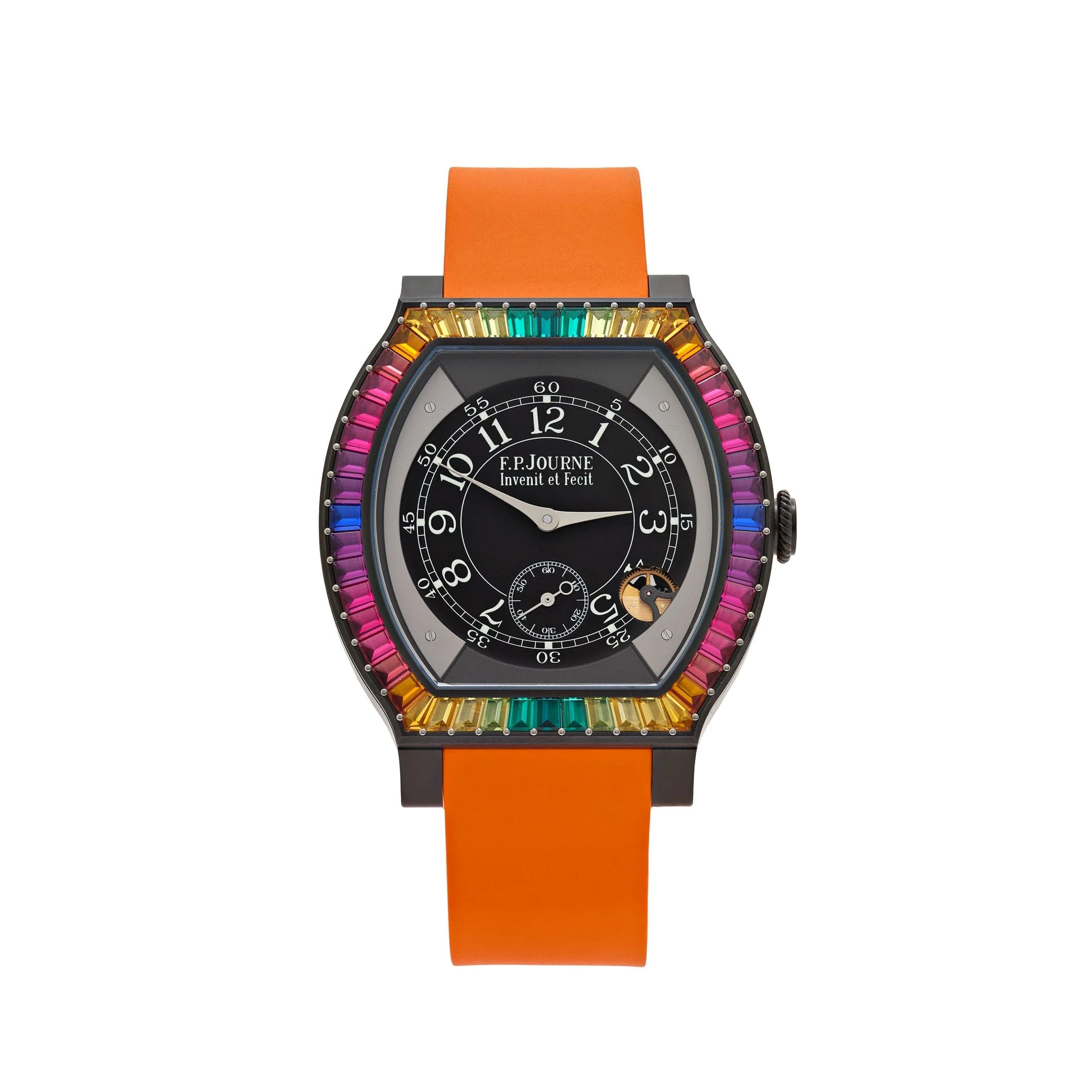 F.P.Journe Élégante 48 Ref. ELHT 'Gino's Dream' Titalyt Luminescent Black Dial Rainbow Bezel (2025)