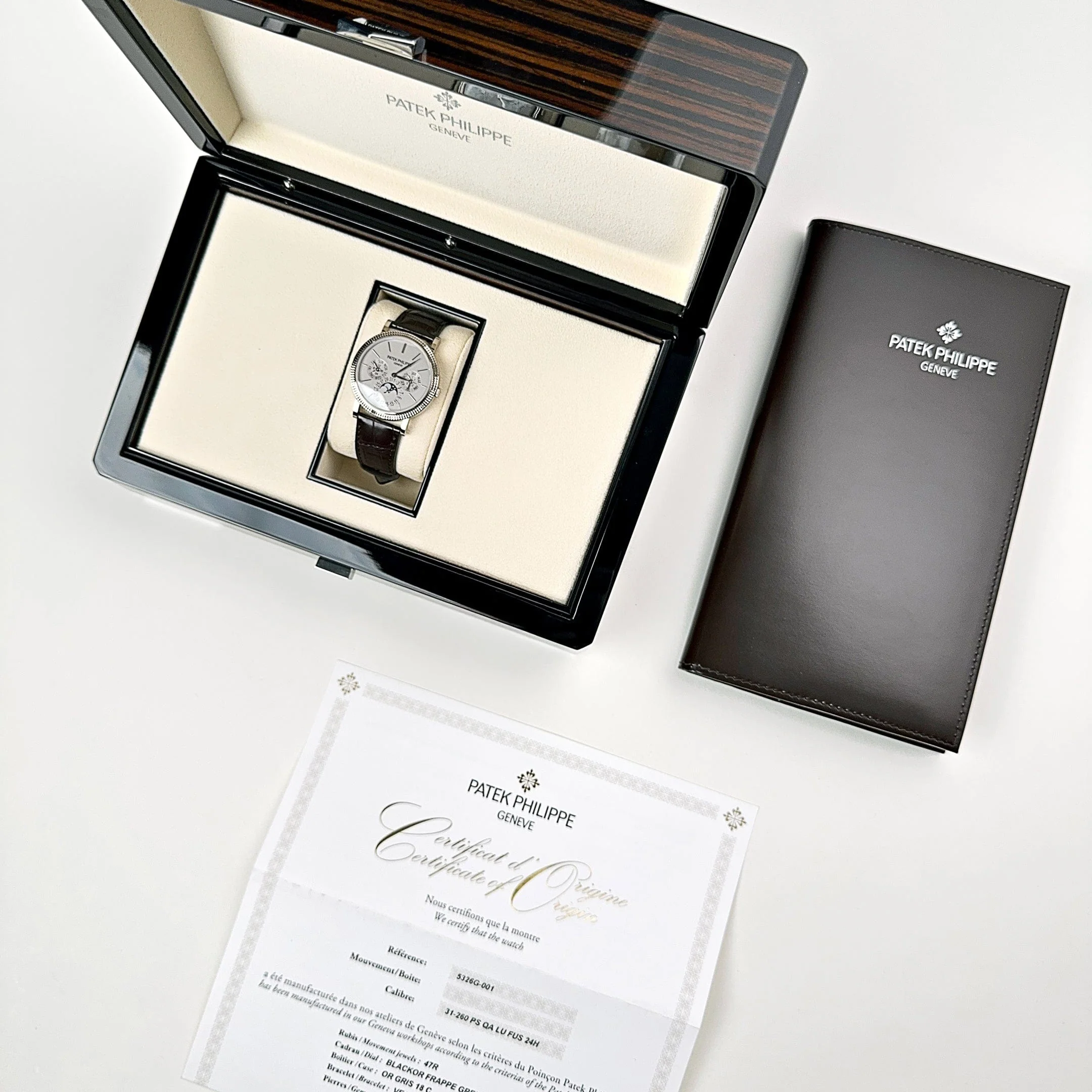 Patek Philippe Grand Complications 5139G-001 Perpetual Calendar White Gold Silver Dial (2008)