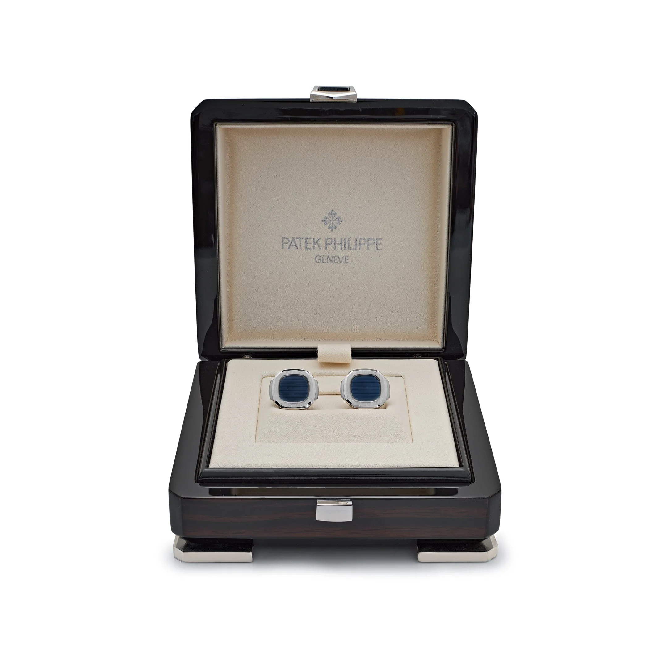 Patek Philippe Men's 18kt White Gold Nautilus Cufflinks