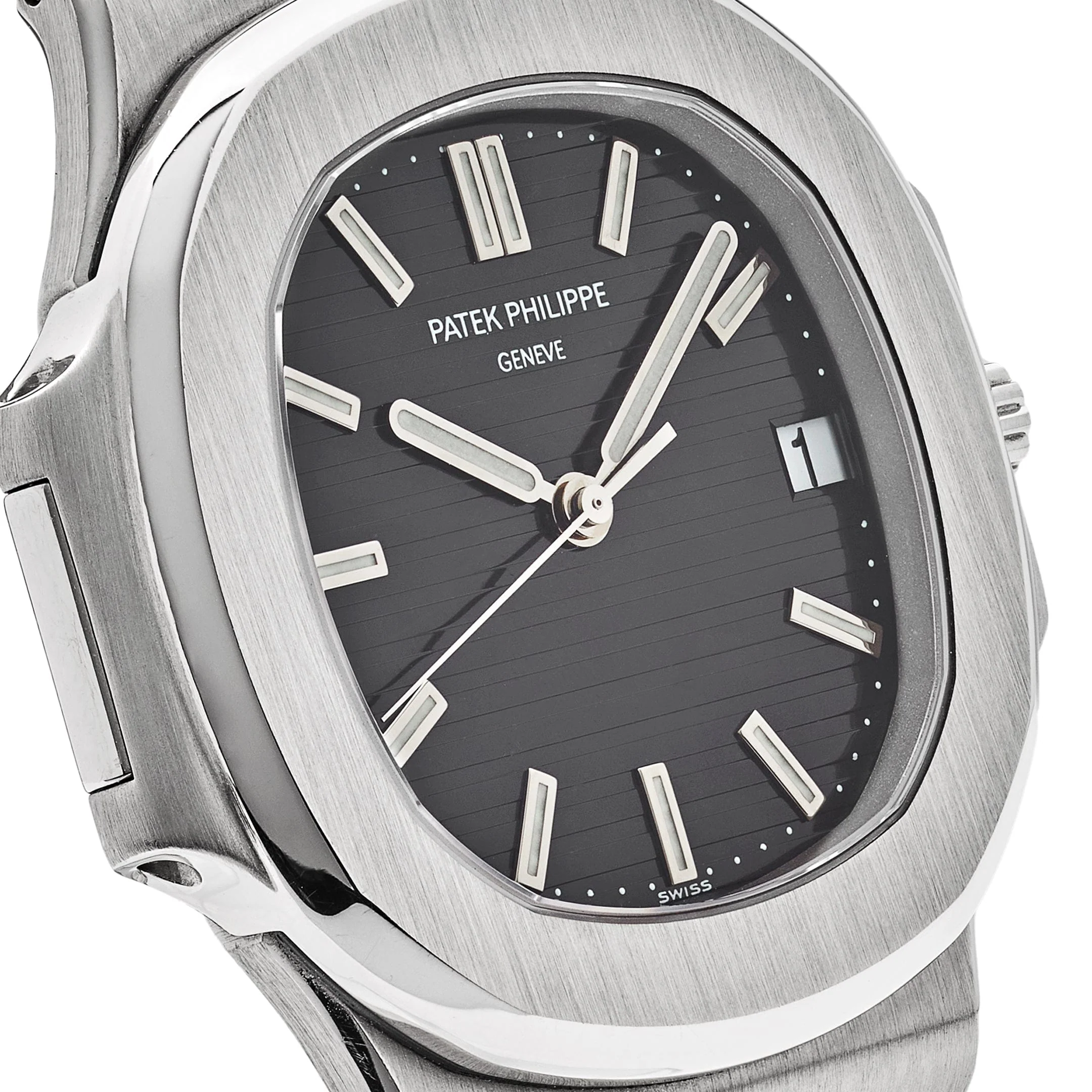 Patek Philippe Nautilus 3711/1G-001 White Gold Black Dial