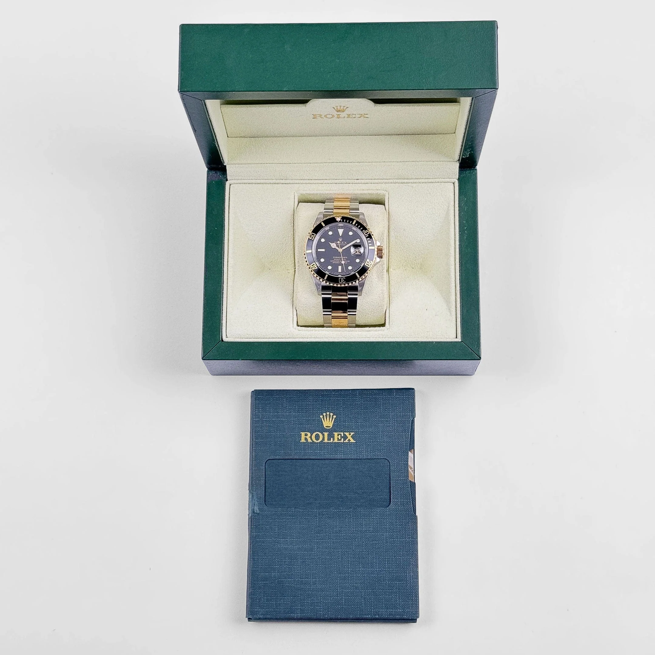 Rolex Submariner Date 16613N Stainless Steel Yellow Gold Black Dial (2008)