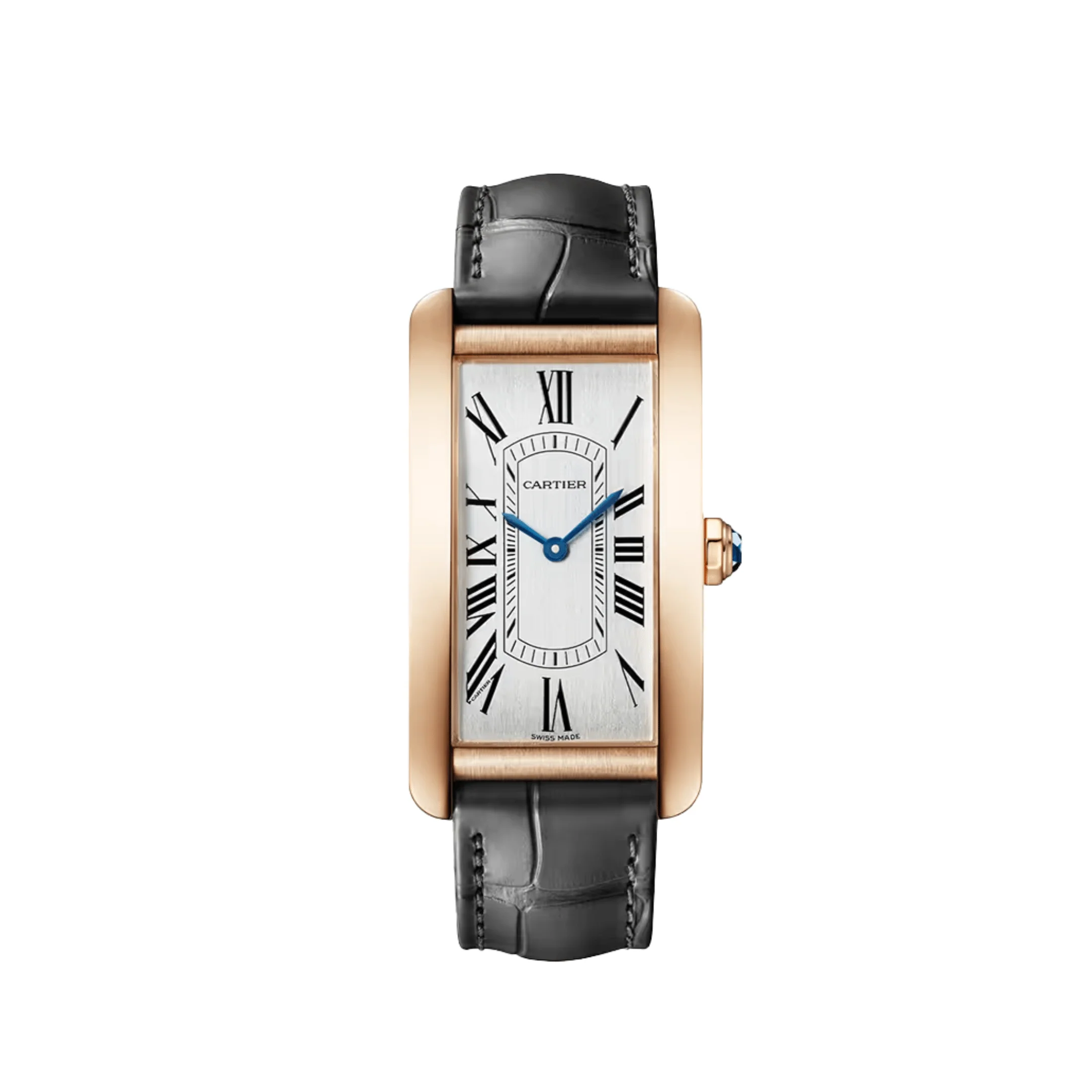 Cartier Tank Americaine Large WGTA0134 Yellow Gold Silver Dial