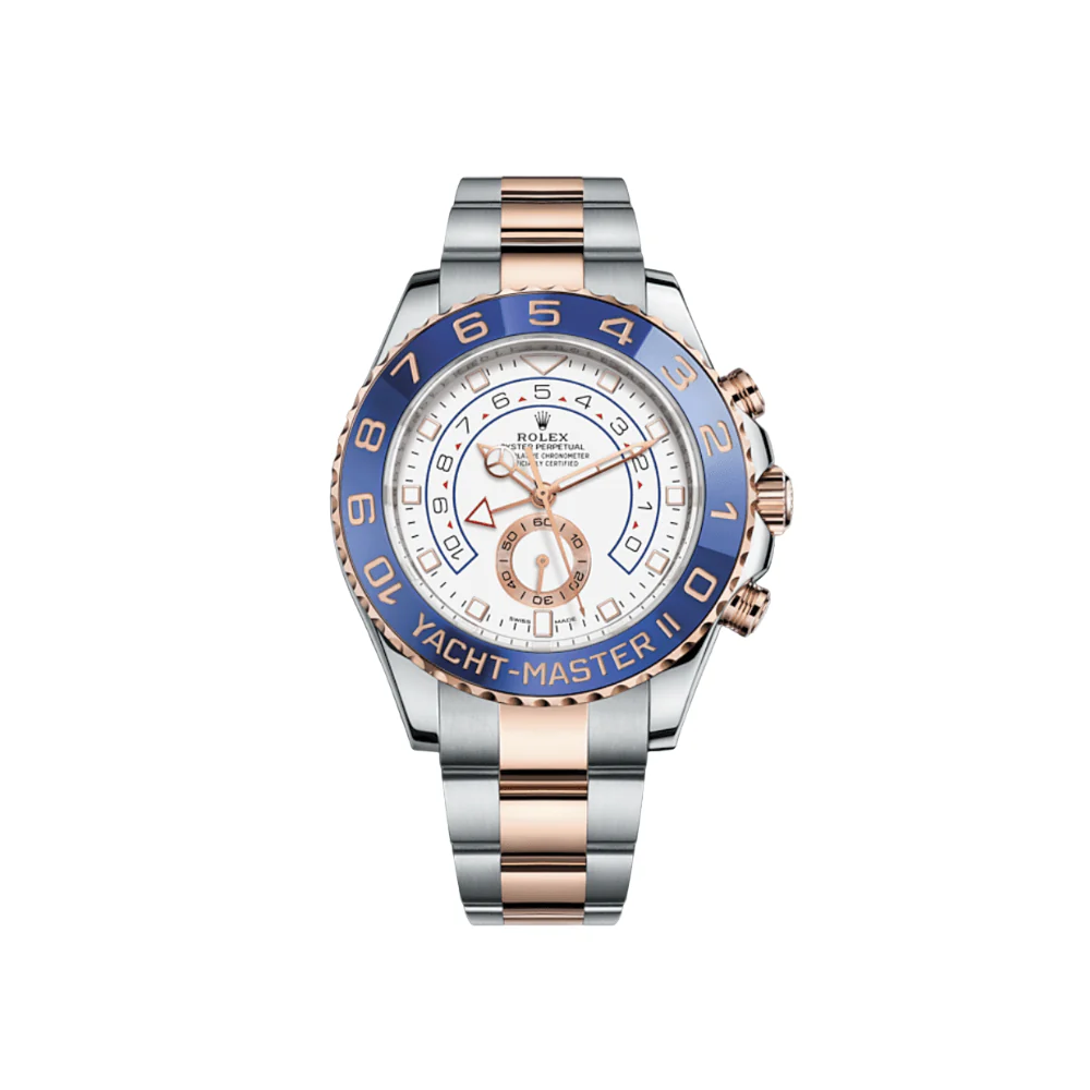 Rolex Yacht-Master II 116681 Stainless Steel Rose Gold White Dial (2019)