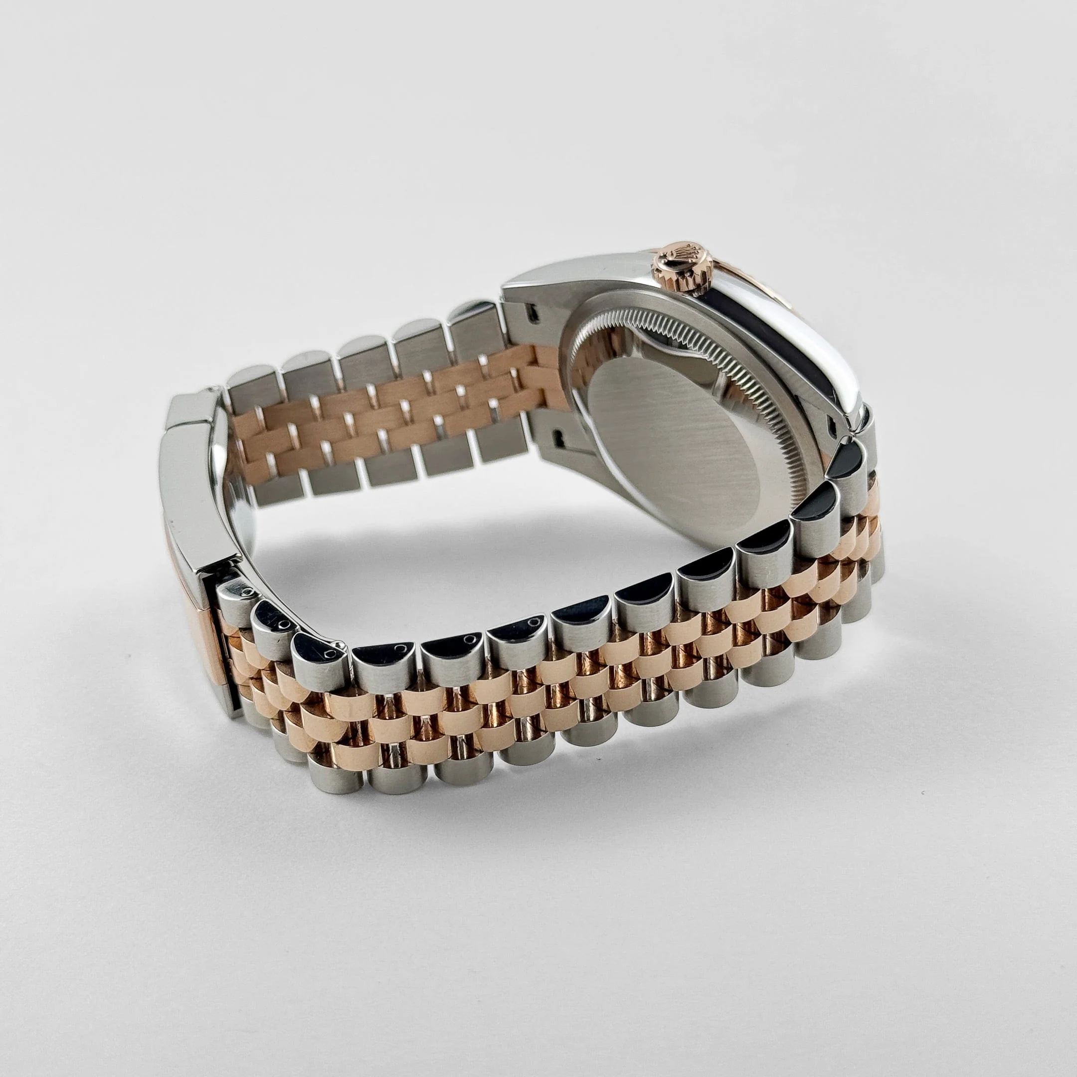 Rolex Datejust 36 126231 Rose Gold Stainless Steel Silver Fluted Motif Dial (2024)