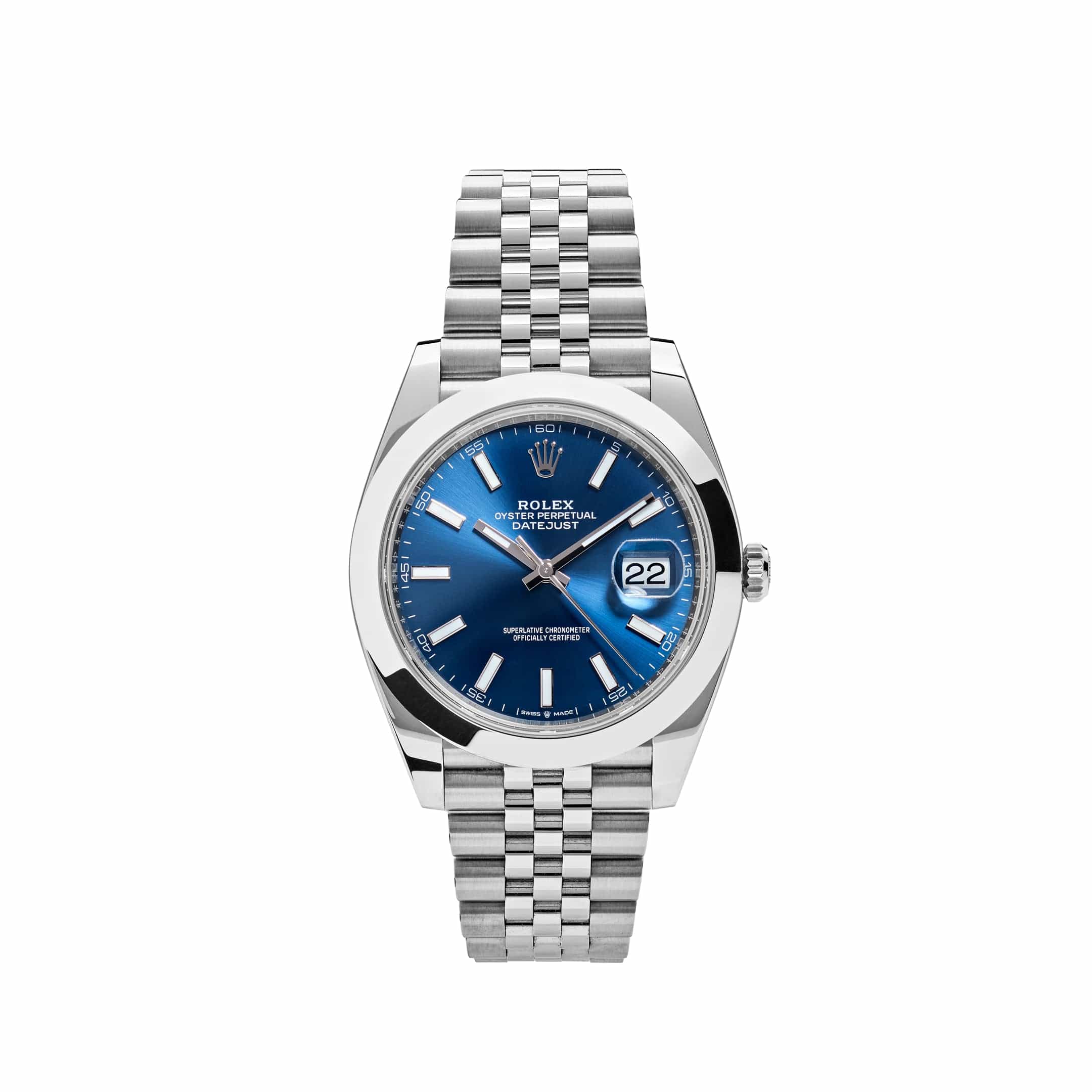 Rolex Datejust 41 126300 Stainless Steel Blue Dial Jubilee (2025)