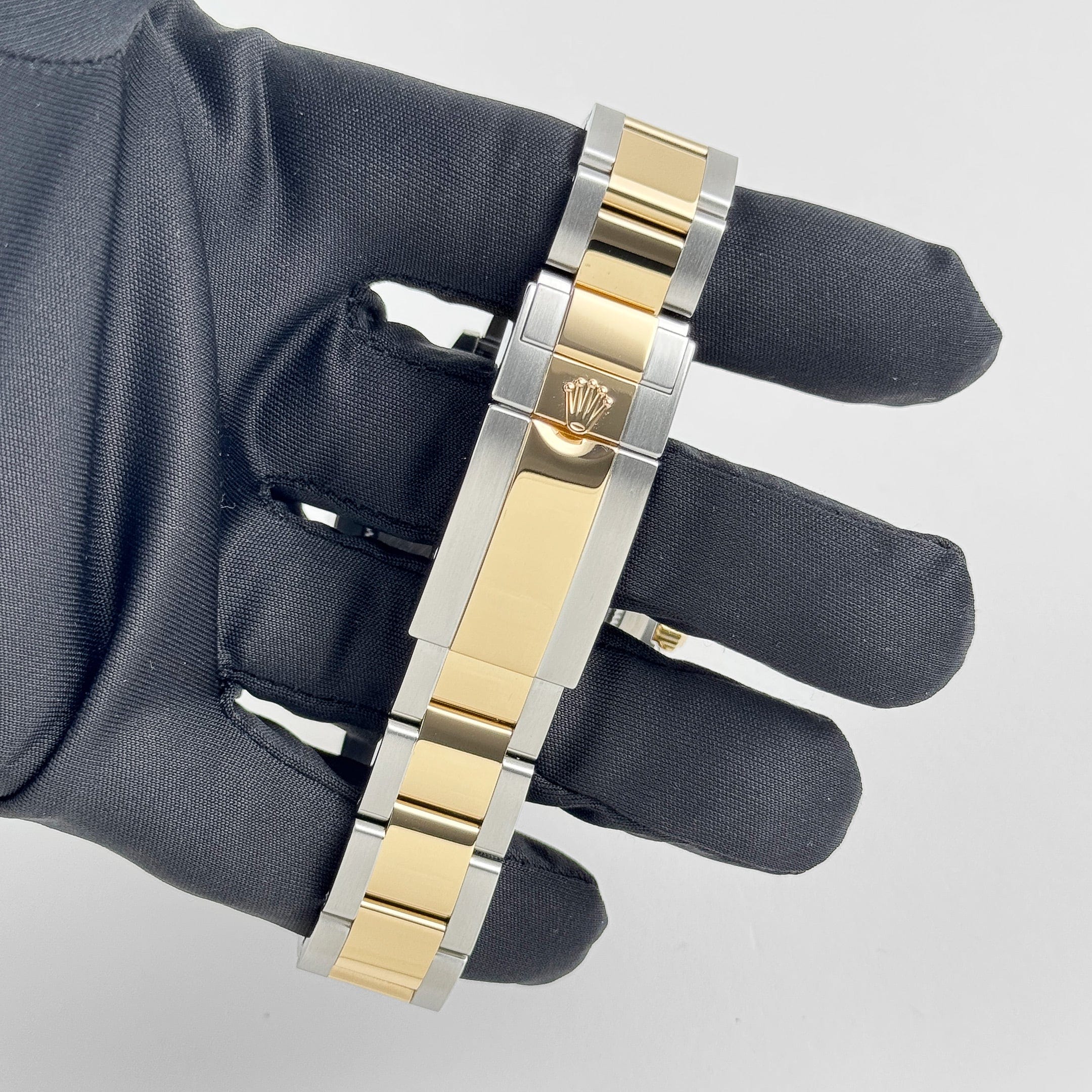 Rolex Daytona 116503 Yellow Gold Stainless Steel Black Mother of Pearl Diamond Dial