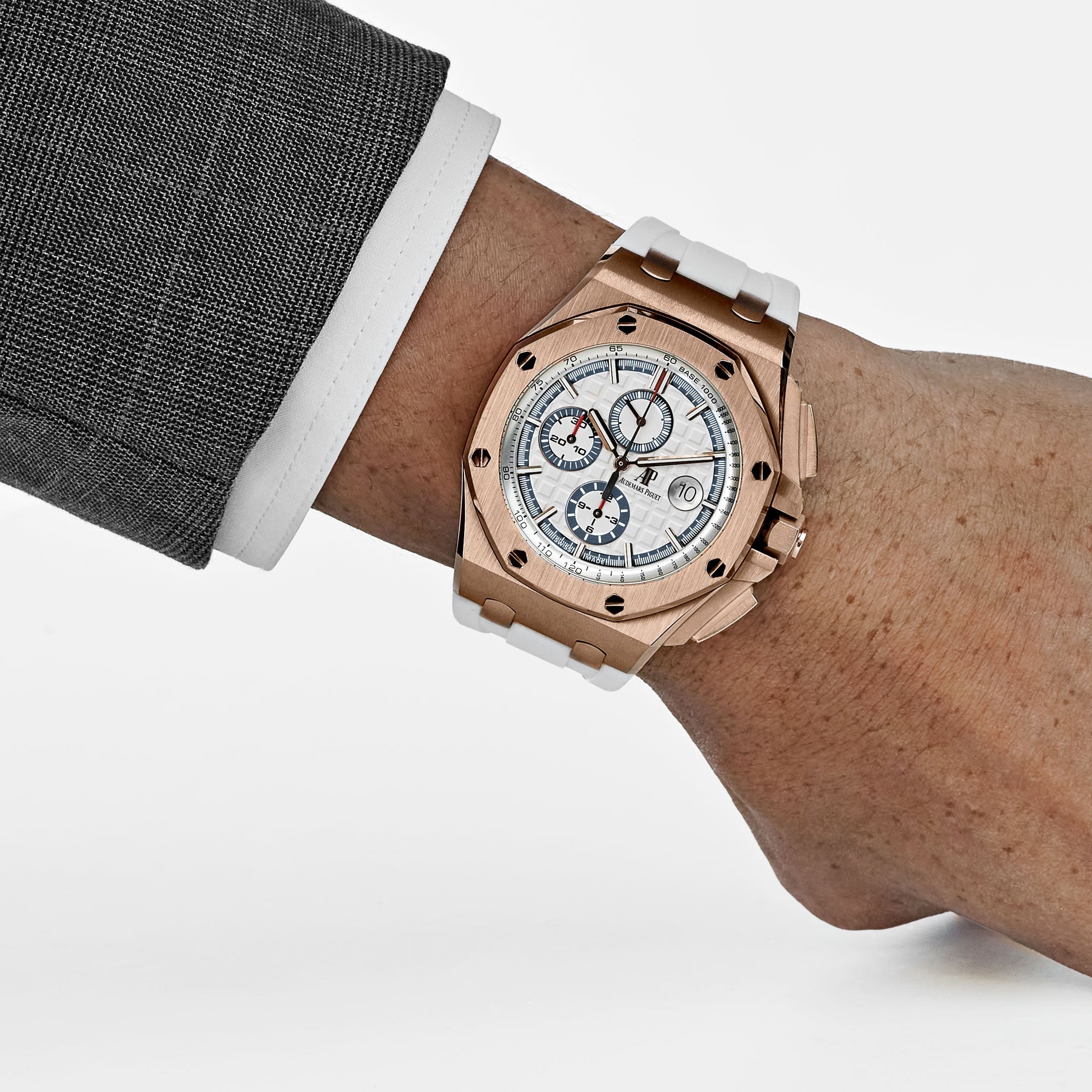 Audemars Piguet Royal Oak Offshore 26408OR.OO.A010CA.01 'Summer' Chronograph Rose Gold White Dial Limited Edition of 500 (2017)