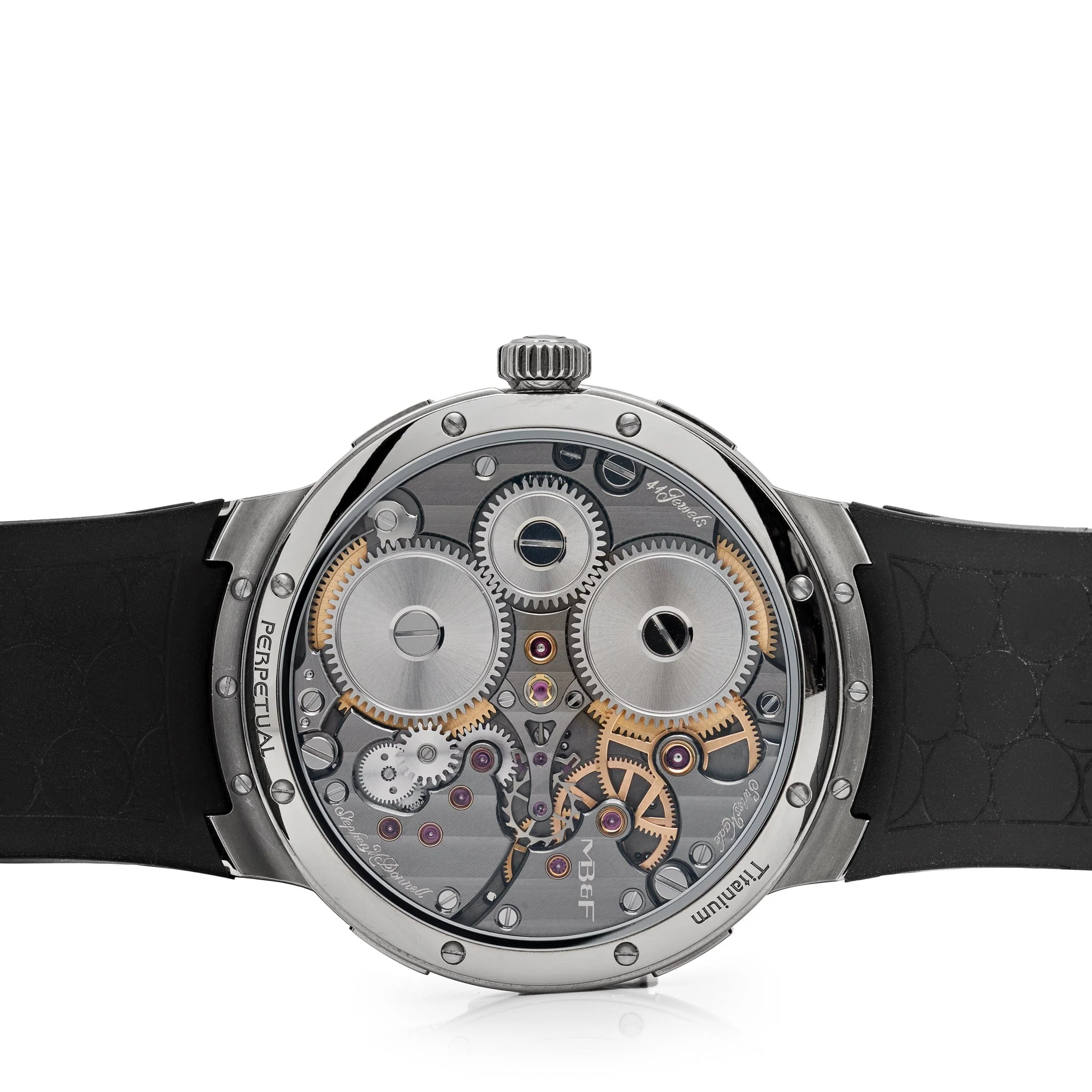 MB&F Legacy Machine Perpetual EVO 07.T.GU Titanium Green Dial (2023)