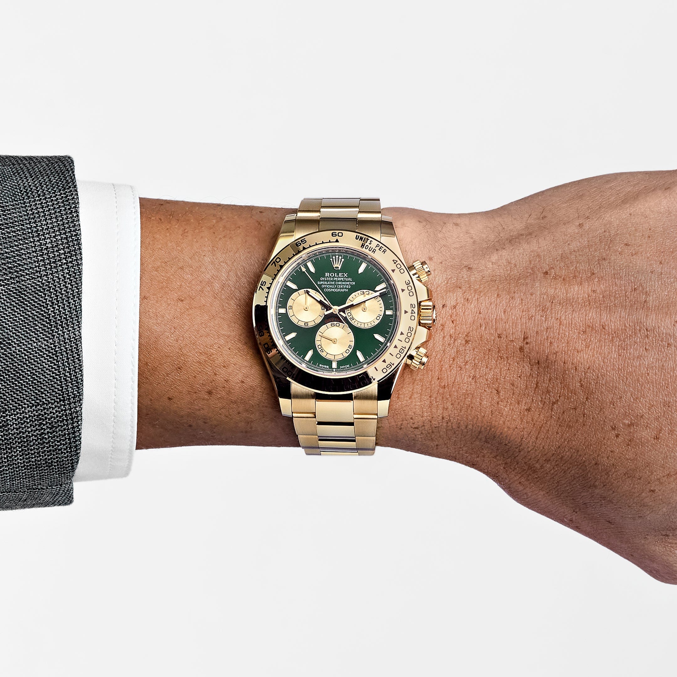 Rolex Daytona 126508 'John Mayer 2.0' Yellow Gold Bright Green and Golden Dial (2025)