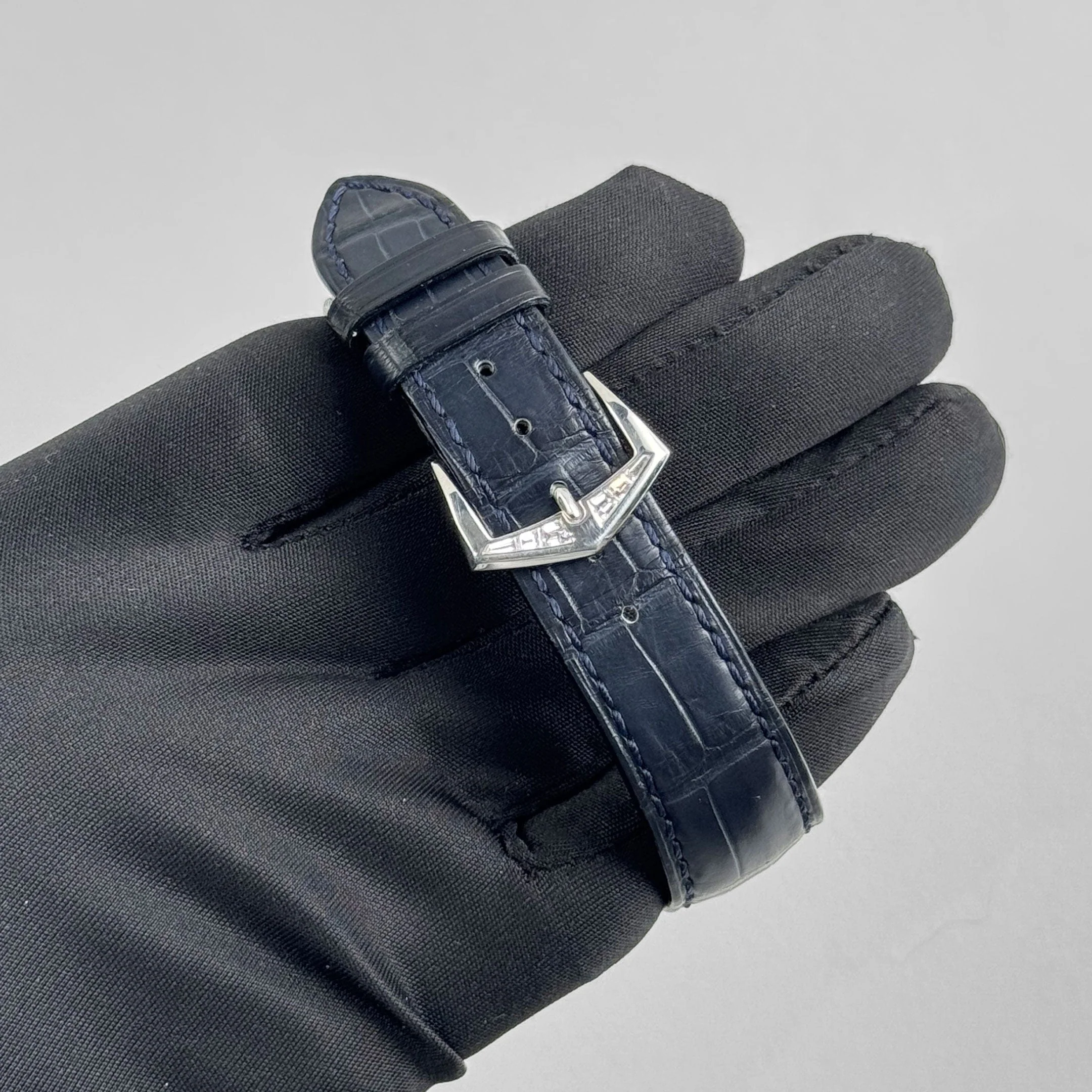 Patek Philippe Calatrava 5298P-012 Platinum Black Diamond Dial Diamond Bezel (2015)