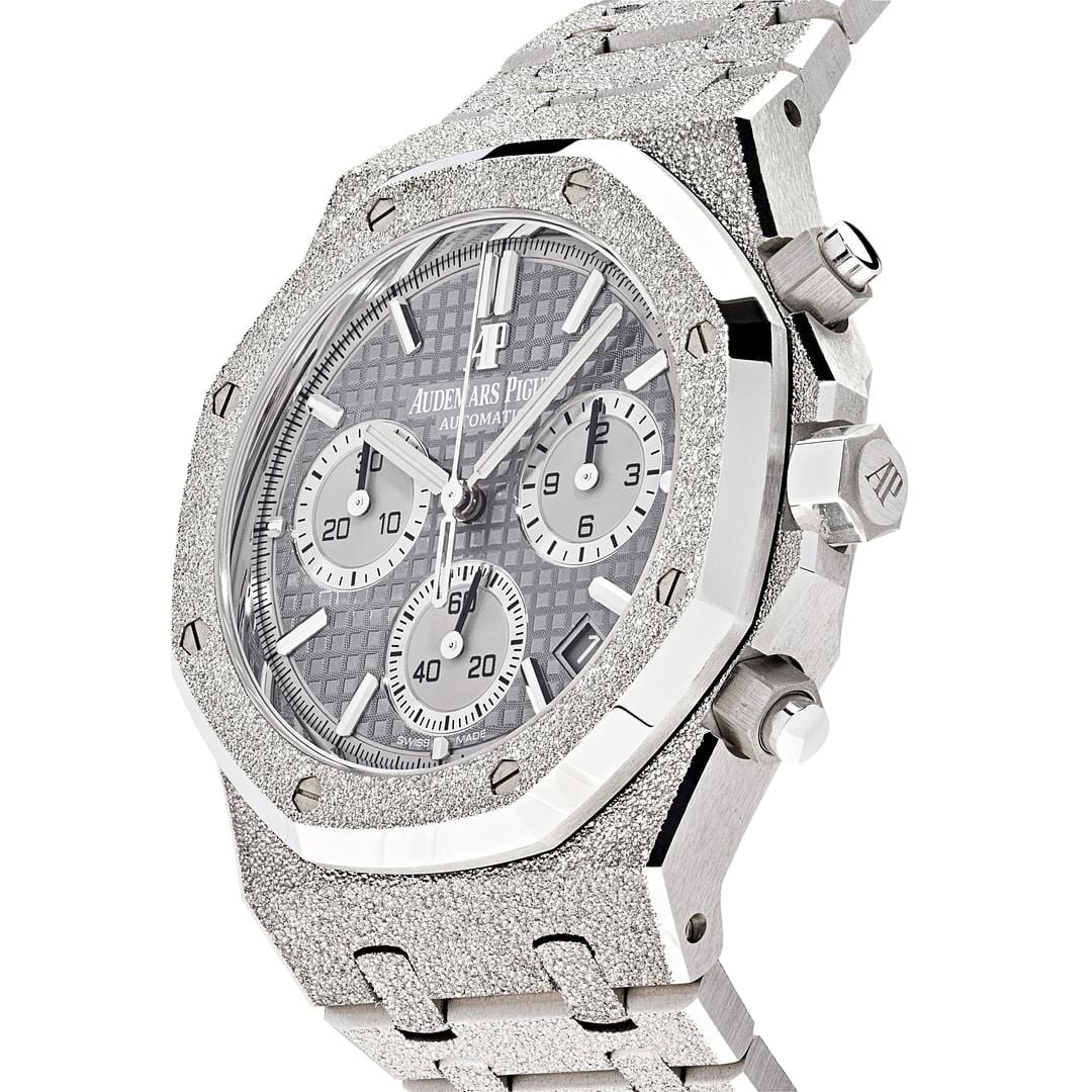 Audemars Piguet Royal Oak 26239BC.GG.1224BC.01 Chronograph Frosted White Gold Limited Edition of 200