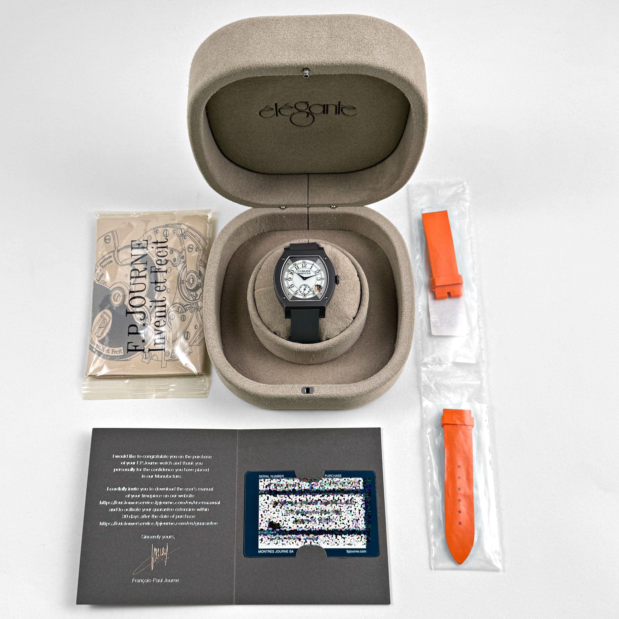 F.P.Journe Élégante 48 Ref. ELHT Titalyt Luminescent White Dial (2022)