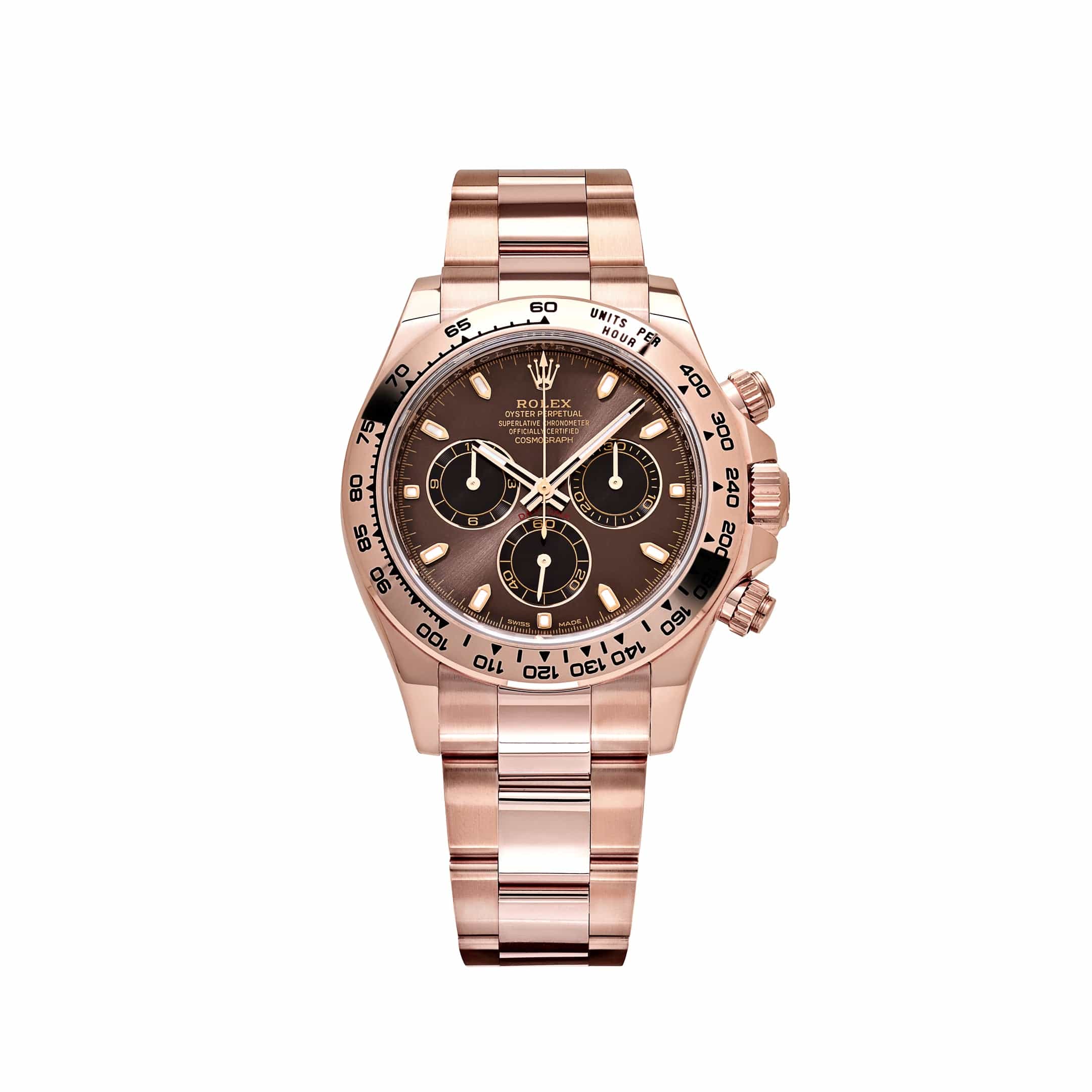 Rolex Daytona 116505 Rose Gold Chocolate Brown Dial