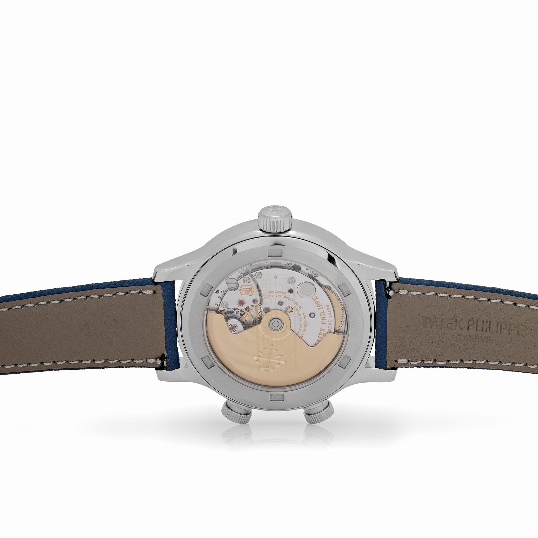 Patek Philippe Calatrava 7234A-001 'Pilot' Travel Time Stainless Steel Blue-Grey Dial Singapore Edition (2019)