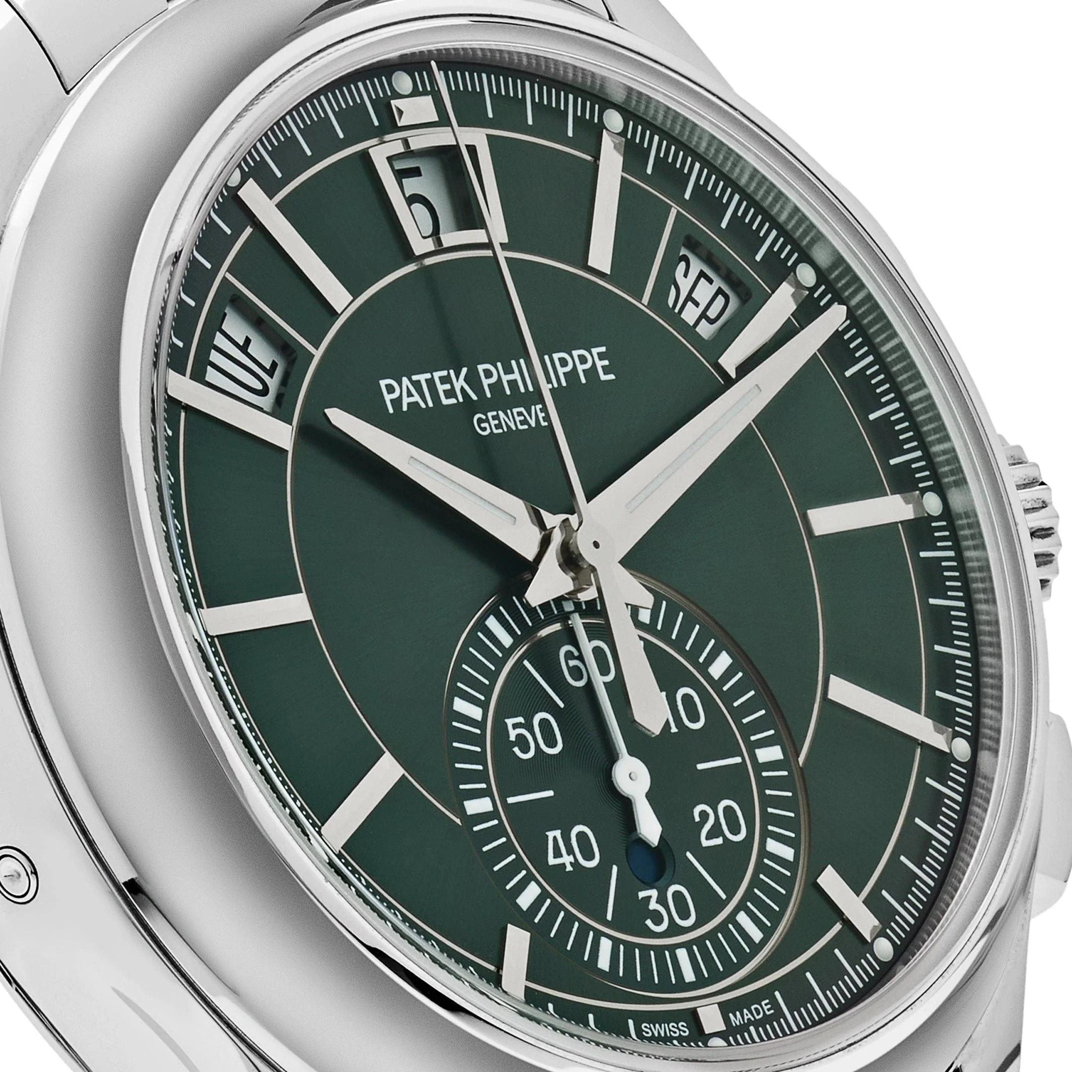 Patek Philippe Complications 5905/1A-001 Annual Calendar Flyback Chronograph Green Dial