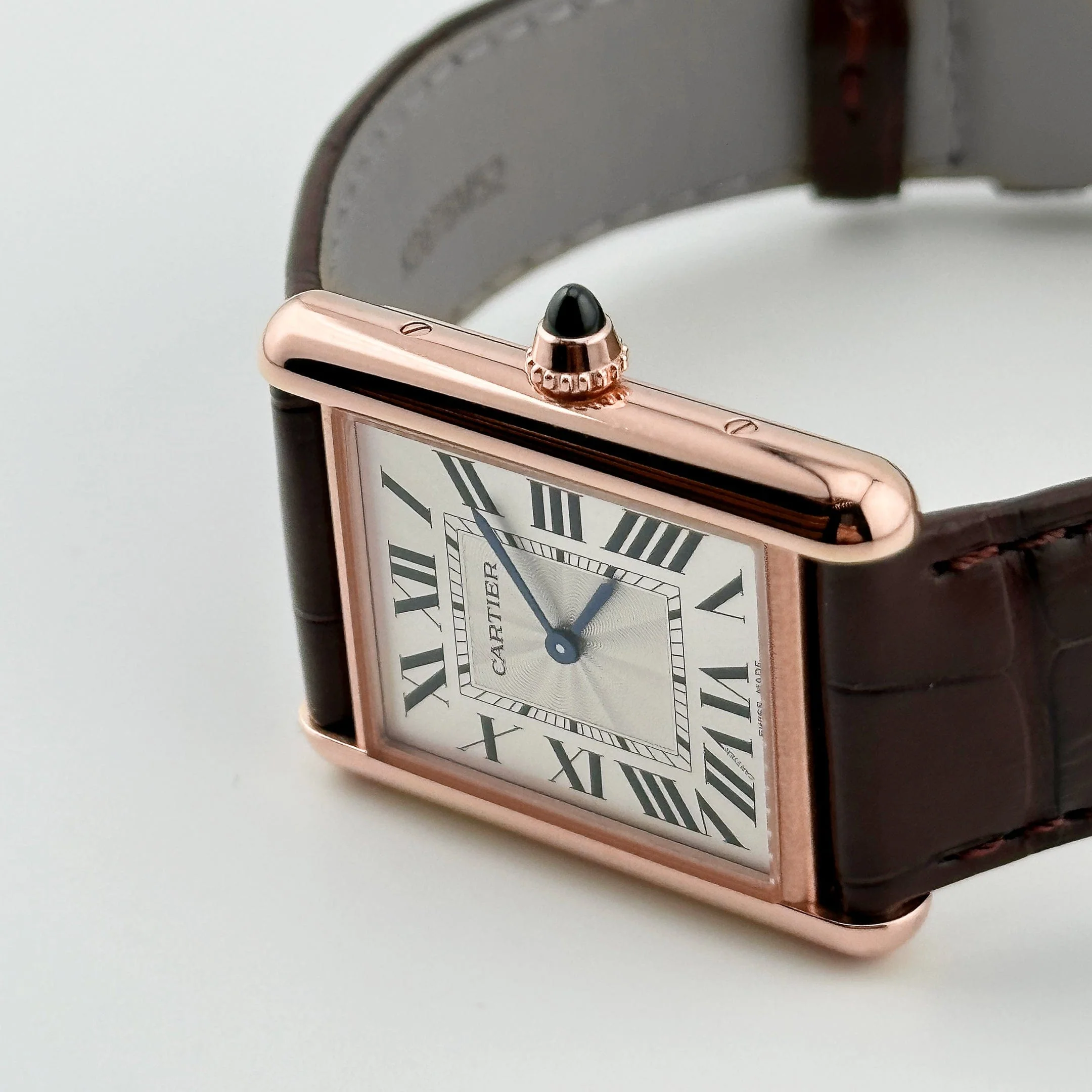 Cartier Tank Louis Large WGTA0011 Rose Gold Alligator (2024)