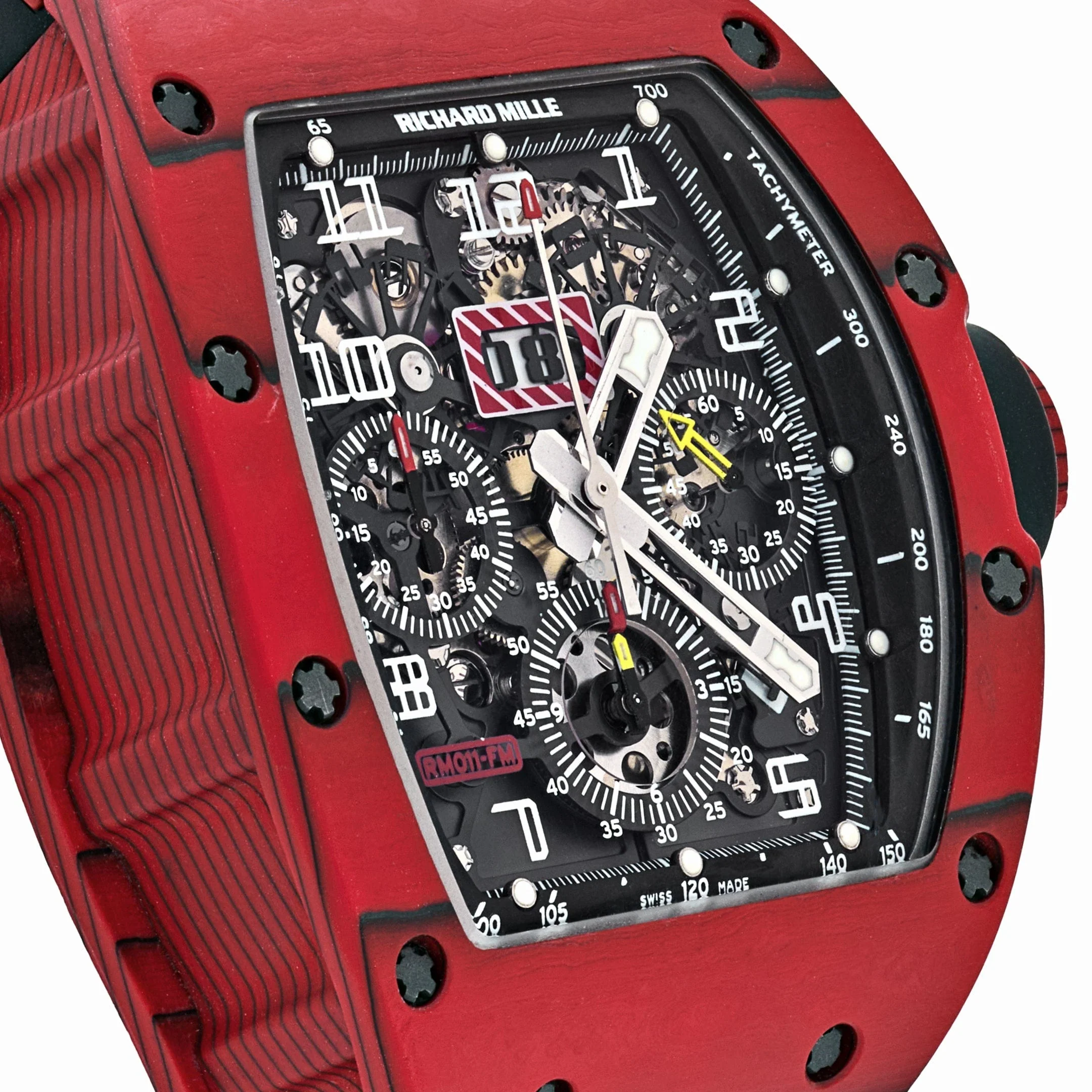 Richard Mille RM 011 Automatic Flyback Chronograph Red Quartz TPT