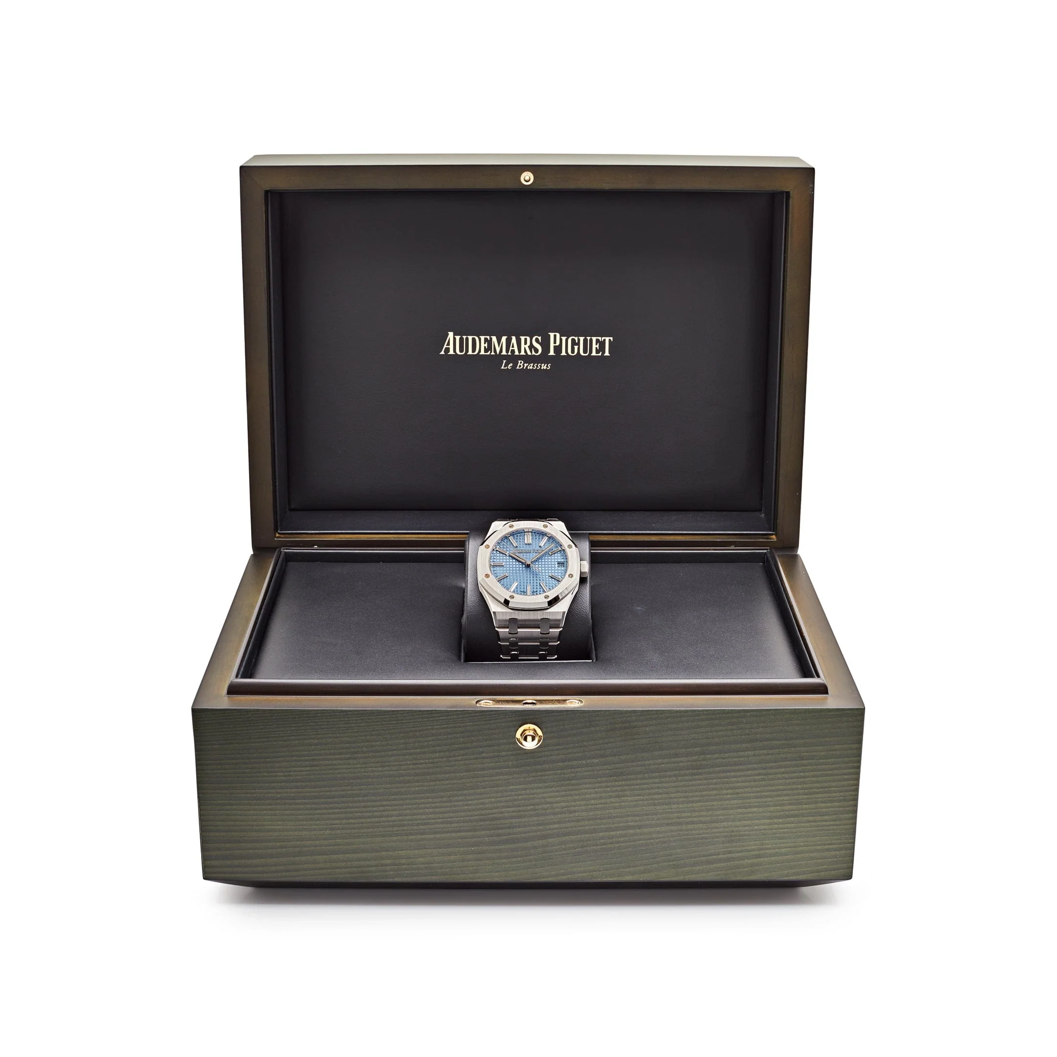 Audemars Piguet Royal Oak 15510BC.OO.1320BC.01 White Gold Blue Baguette Dial Limited Edition of 100