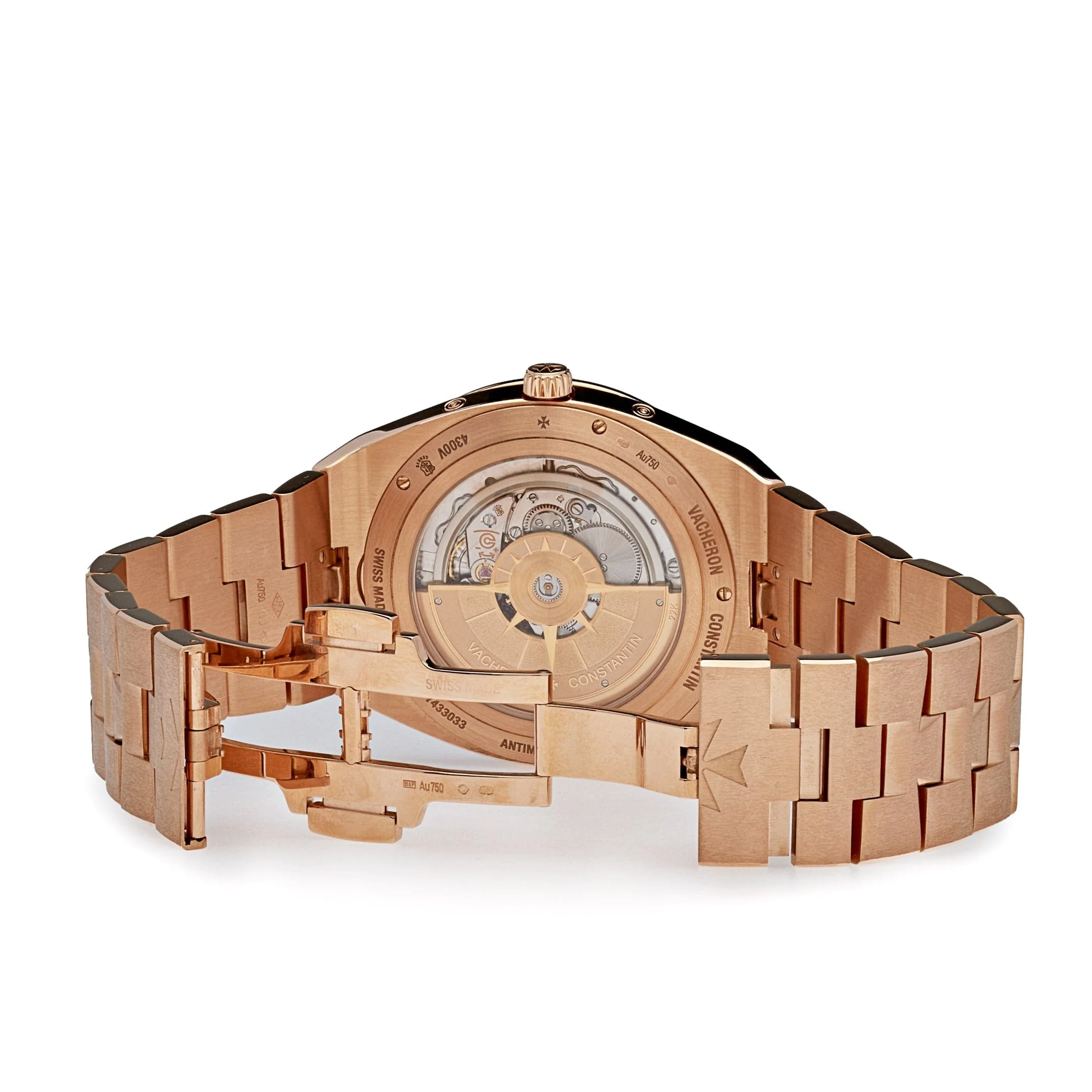 Vacheron Constantin Overseas 4300V/120R-B064 Perpetual Calendar Ultra-Thin Silver Dial Rose Gold