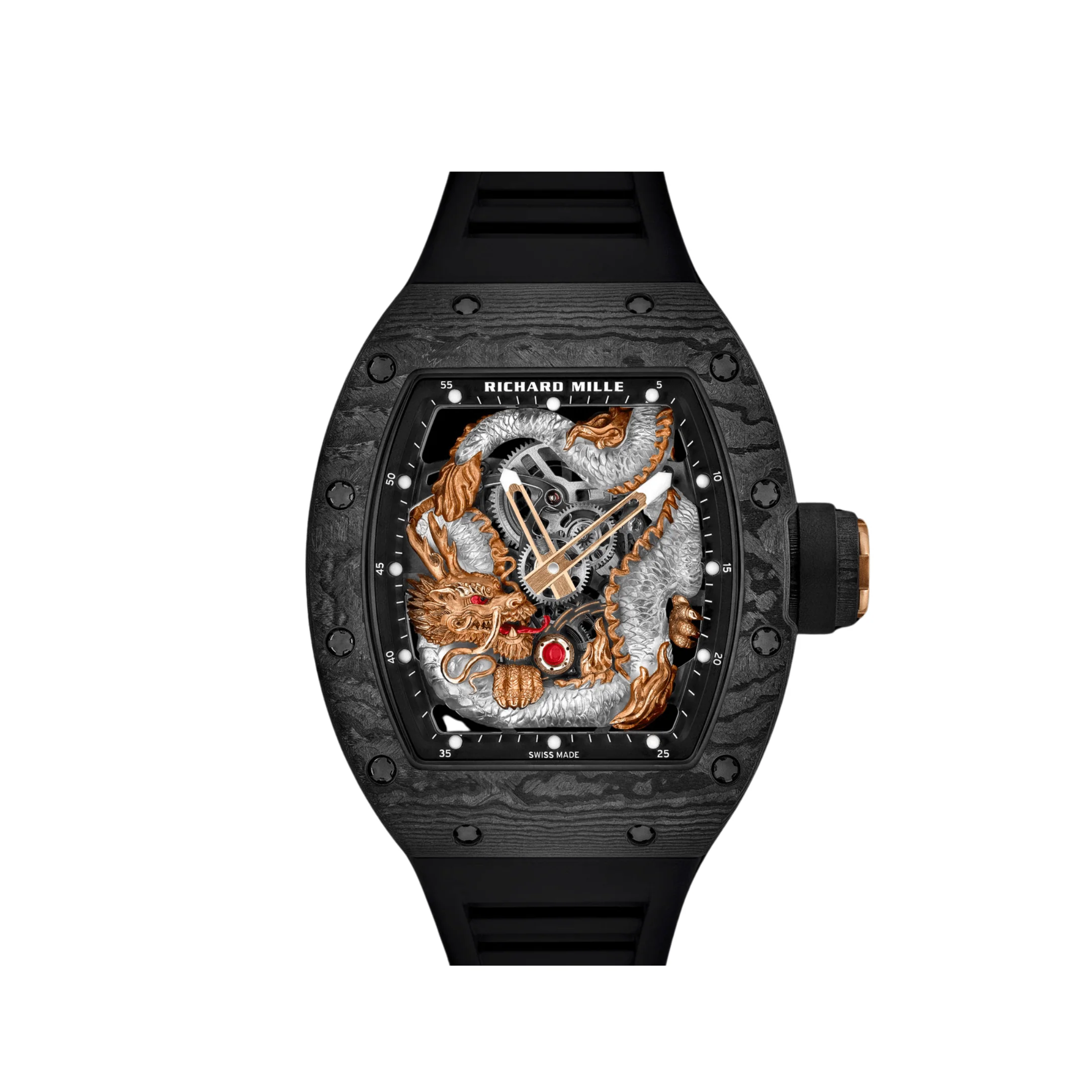 Richard Mille RM 57-03 Tourbillon Carbon Sapphire Dragon Dial Limited Edition of 55