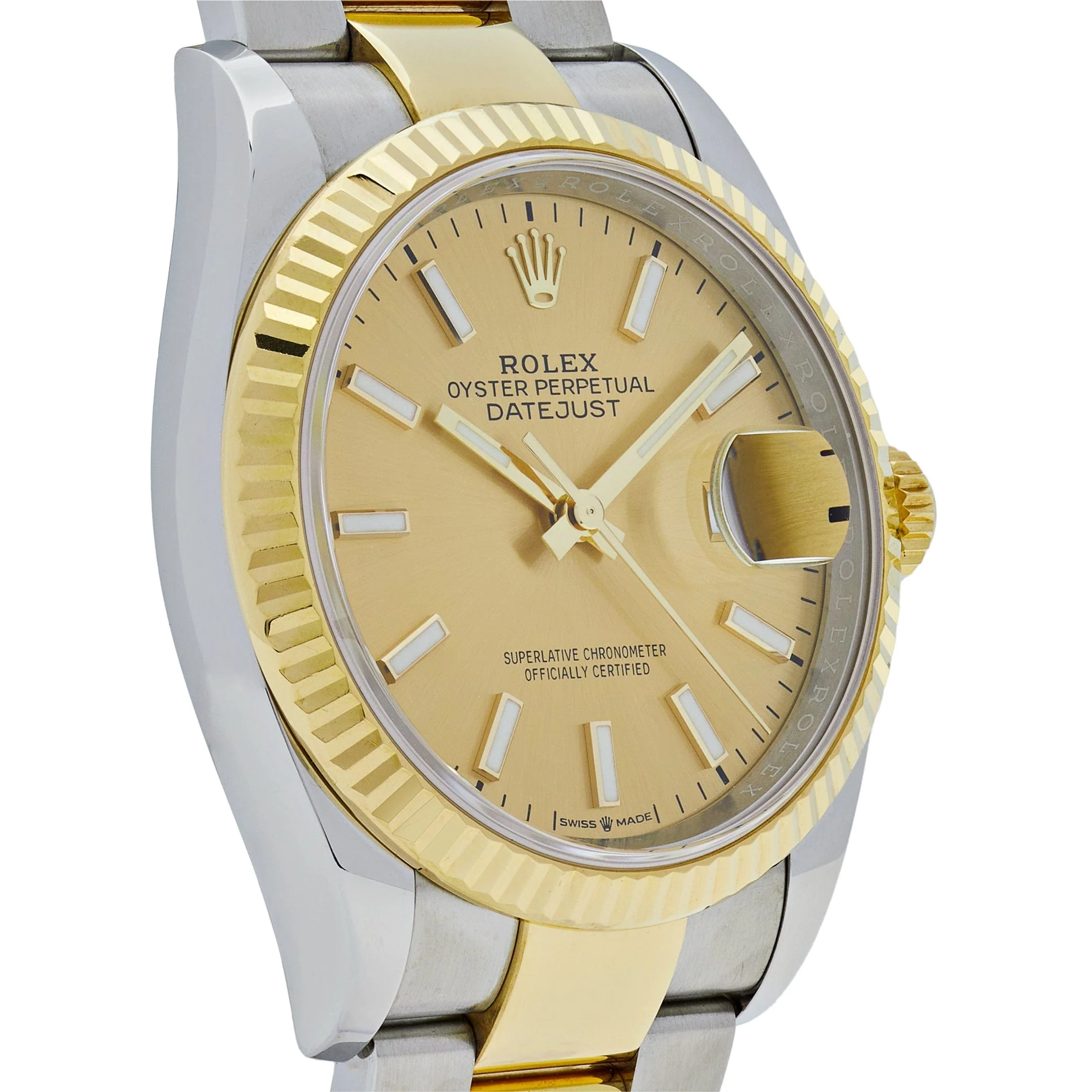 Rolex Datejust 36 126233 Two-Toned Yellow Gold Stainless Steel Champagne Dial (2023)