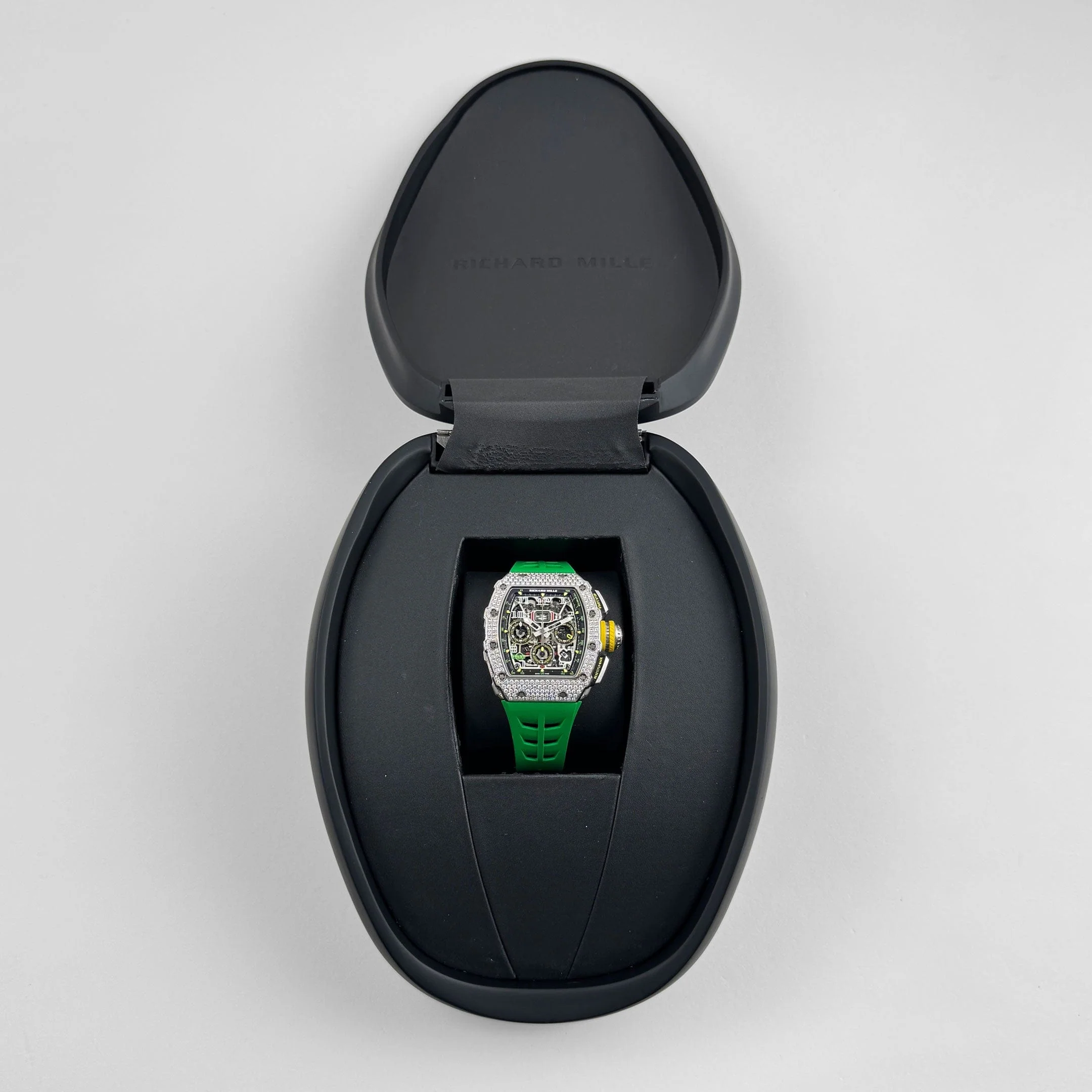 Richard Mille RM 11-03 Flyback Chronograph White Gold Diamond Bezel (2019)