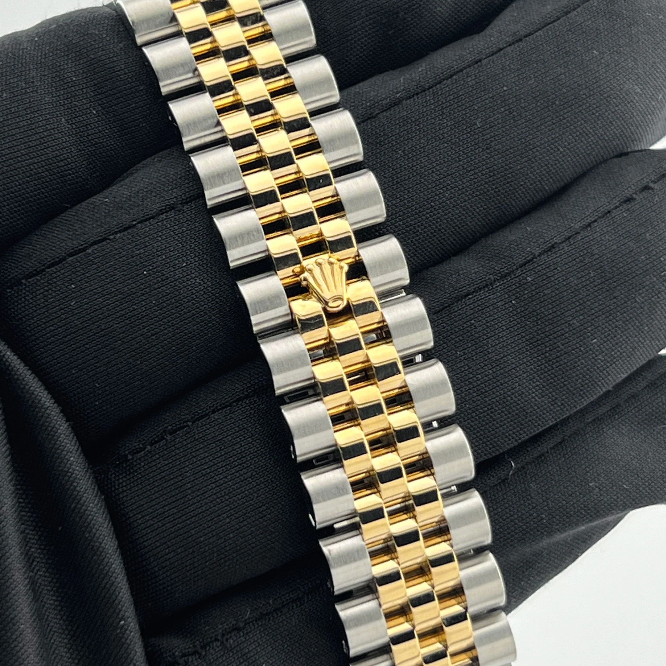Rolex Datejust 36 116233 Yellow Gold Stainless Steel Black Diamond Dial Jubilee (2013)