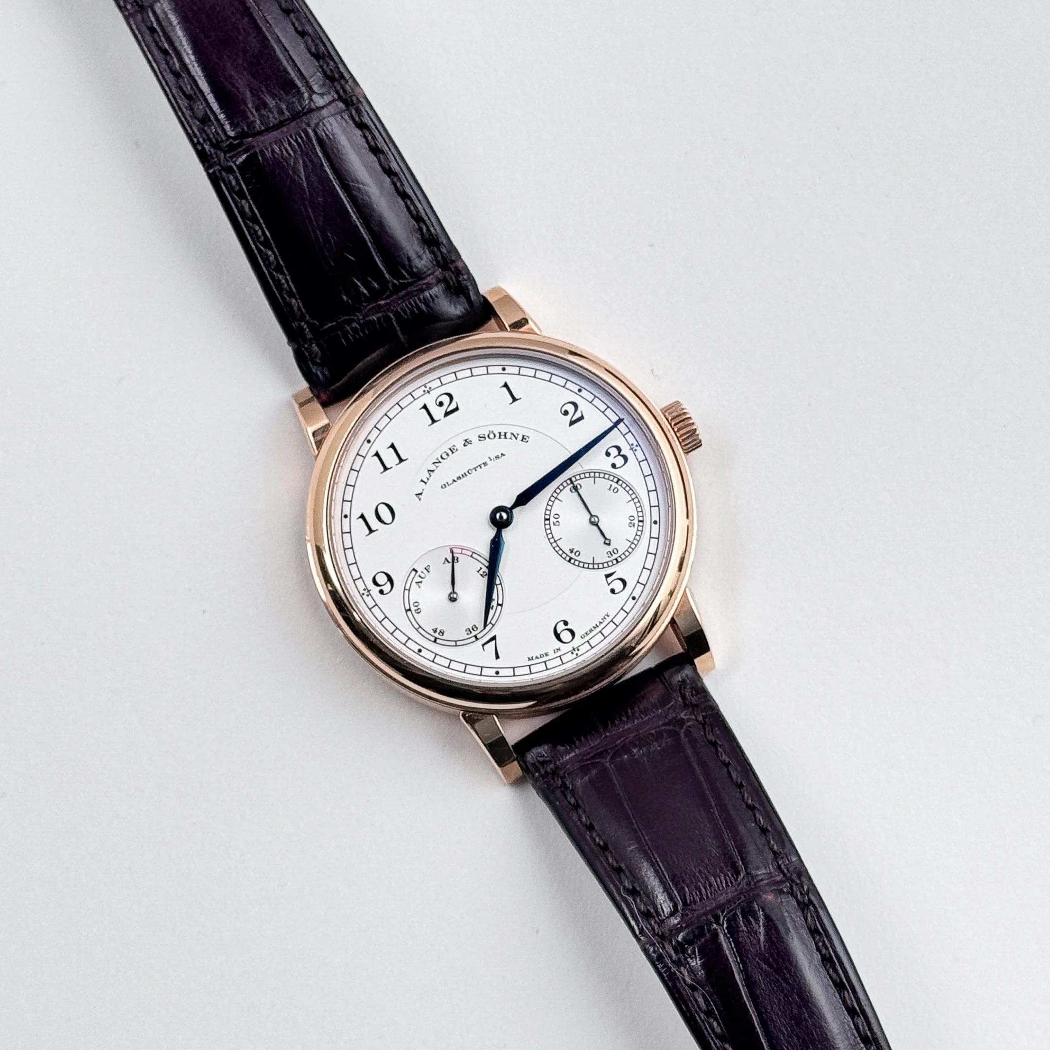 A. Lange & Söhne 234.032 1815 UP/DOWN Rose Gold Silver Dial (2015)