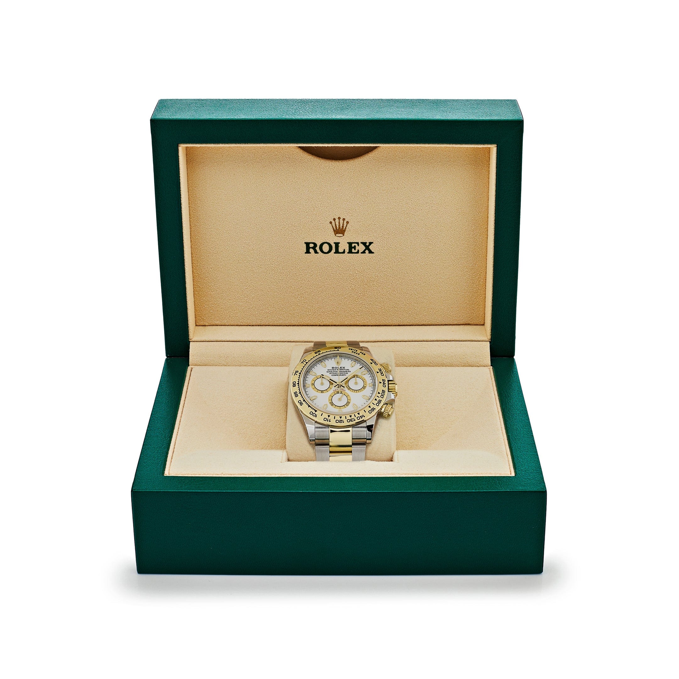Rolex Daytona 116503 Two-Tone Yellow Gold Stainless Steel White Dial (2020)