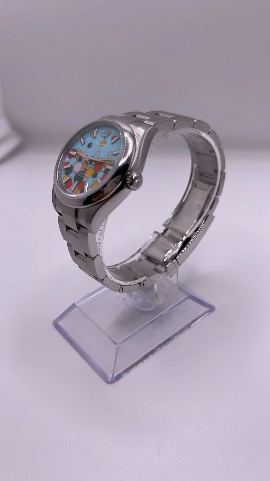 Rolex Oyster Perpetual 31 277200 'Ladies' Stainless Steel 'Celebration Motif' Dial