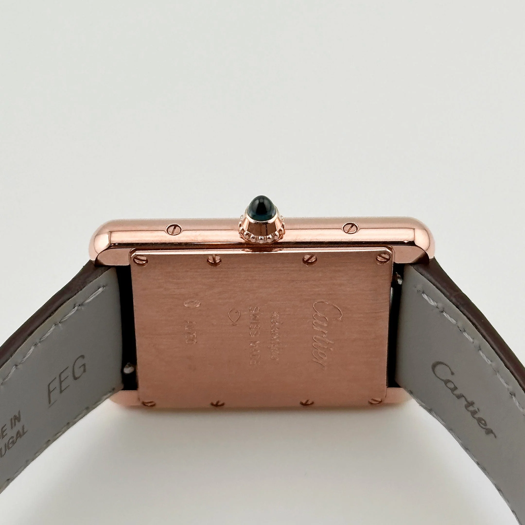 Cartier Tank Louis Large WGTA0011 Rose Gold Alligator (2024)