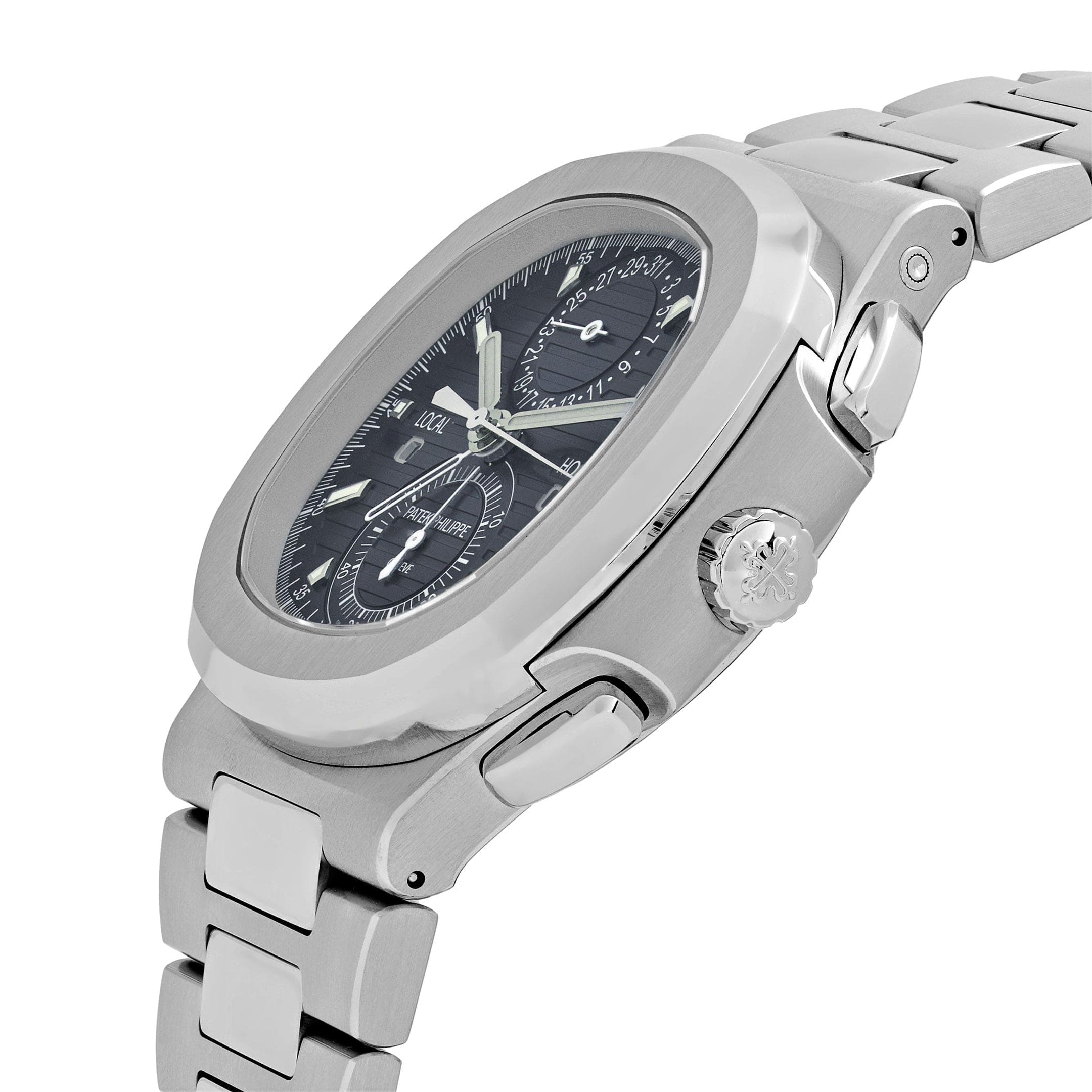 Patek Philippe Nautilus 5990/1A-011 'Travel Time' Flyback Chronograph Stainless Steel Blue Dial (2025)