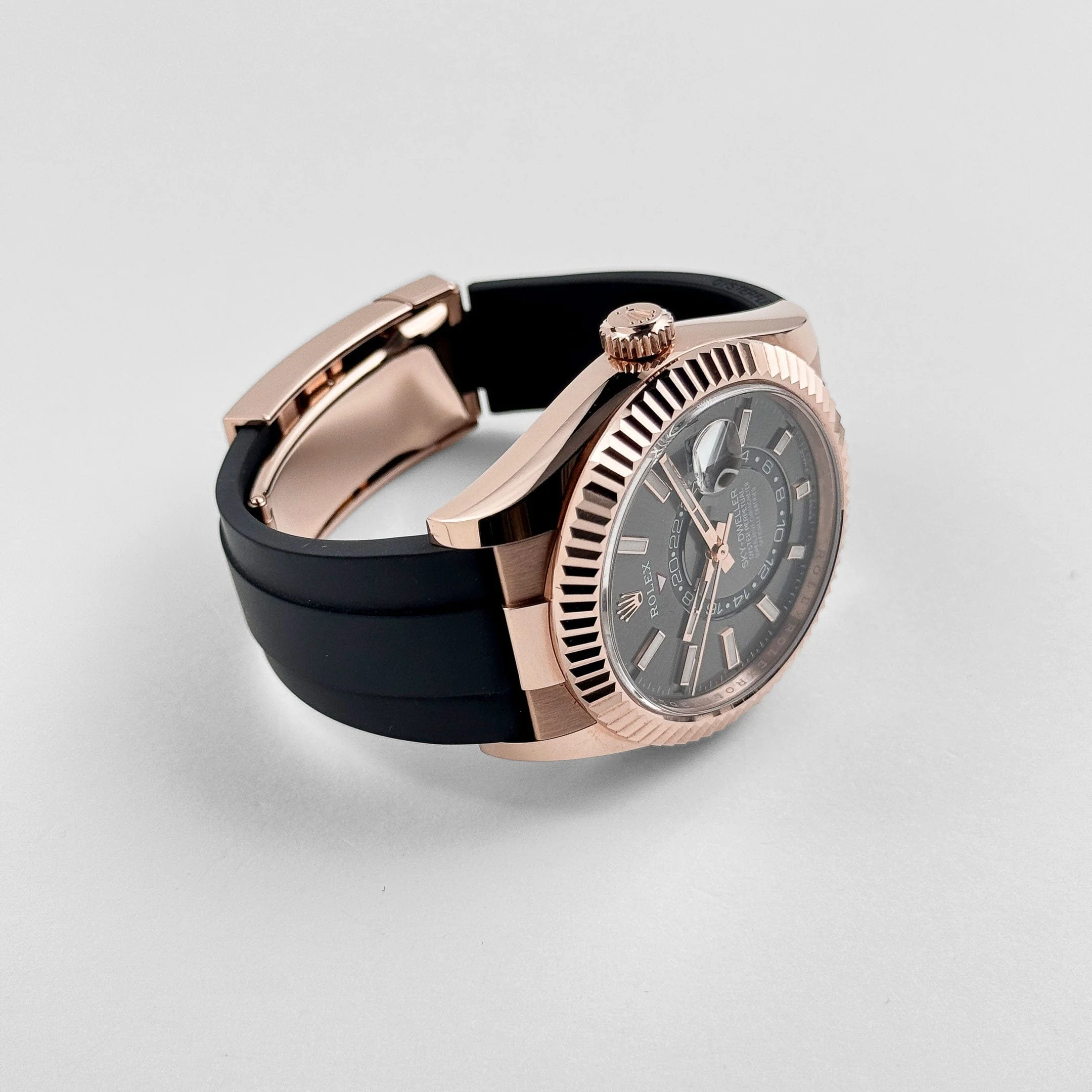Rolex Sky-Dweller 336235 Rose Gold Slate Rhodium Dial (2024)