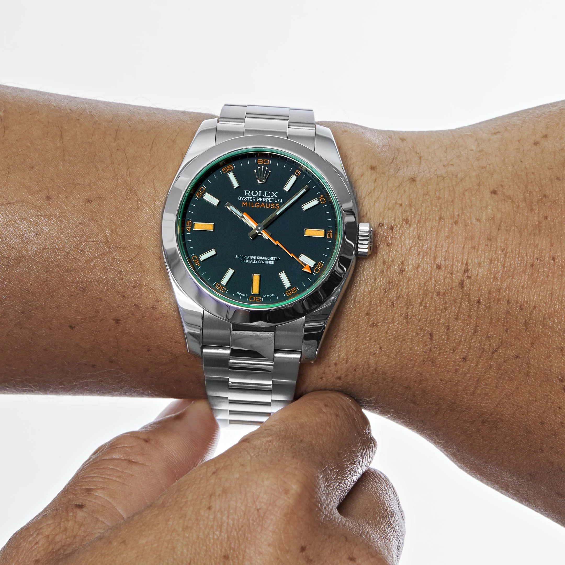 Rolex Milgauss 116400GV Stainless Steel Black Dial (2015)