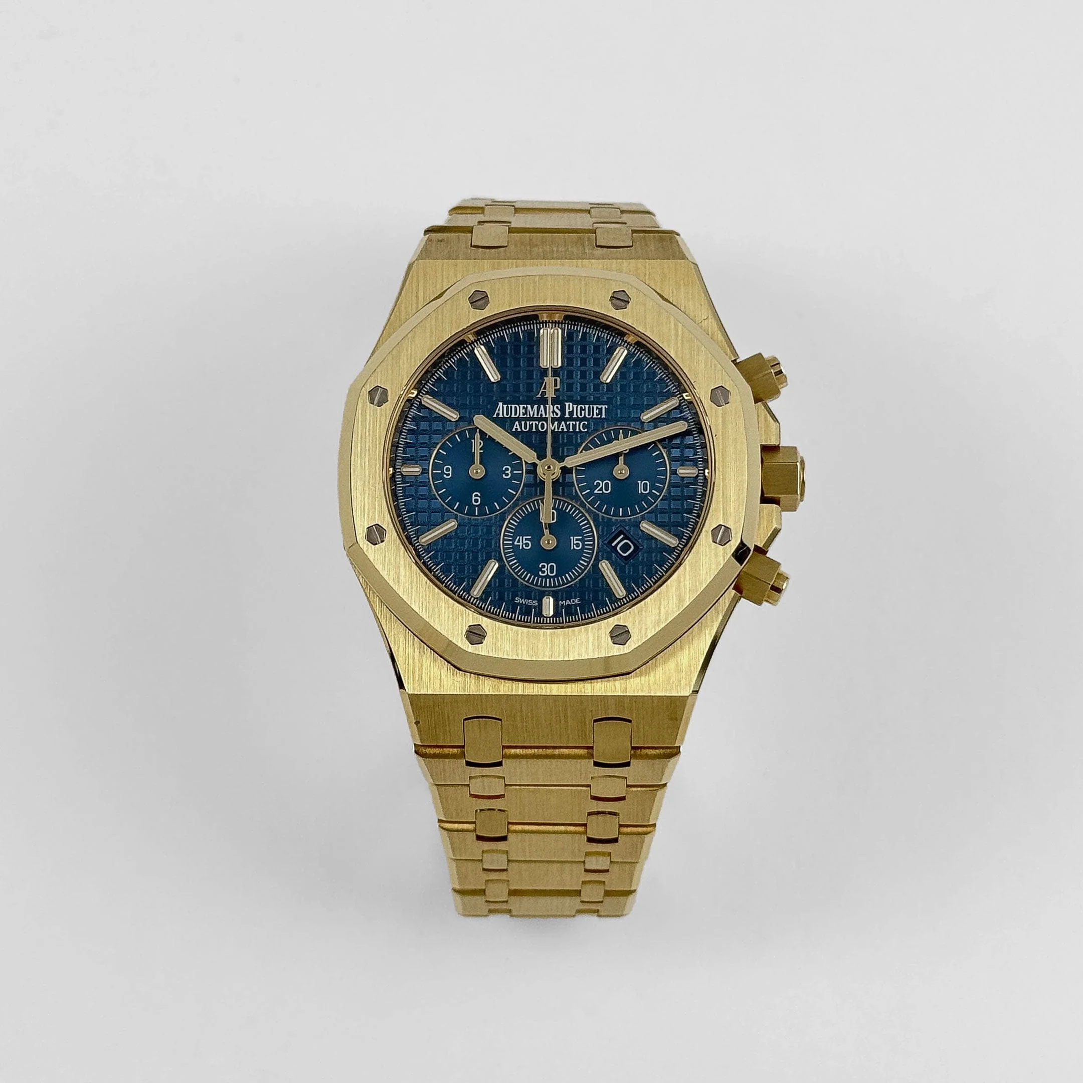 Audemars Piguet Royal Oak 26320BA.OO.1220BA.02 Chronograph Yellow Gold Blue Dial (2016)