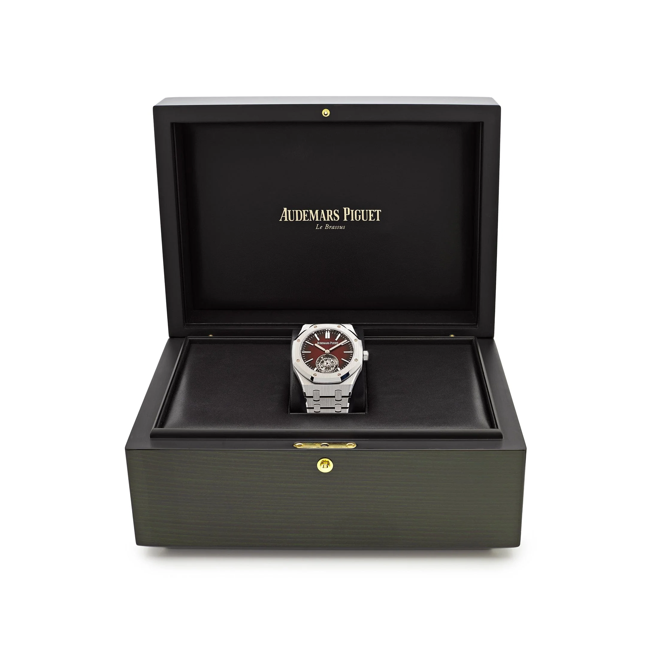 Audemars Piguet Royal Oak 26730ST.OO.1320ST.05 Selfwinding Flying Tourbillon Red Burgundy Stainless Steel