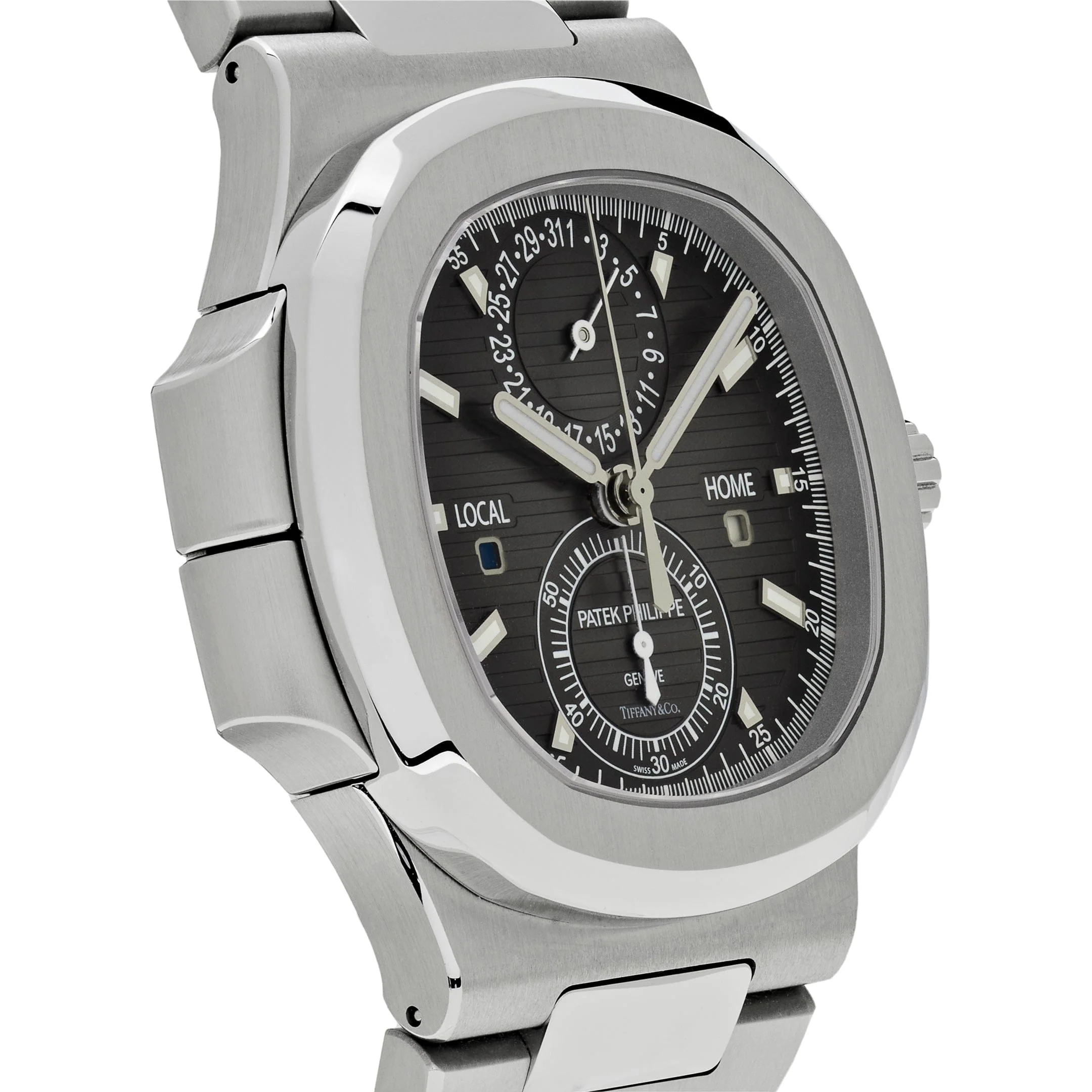 Patek Philippe Nautilus 5990/1A-001 'Tiffany & Co.' Travel Time Chronograph Stainless Steel
