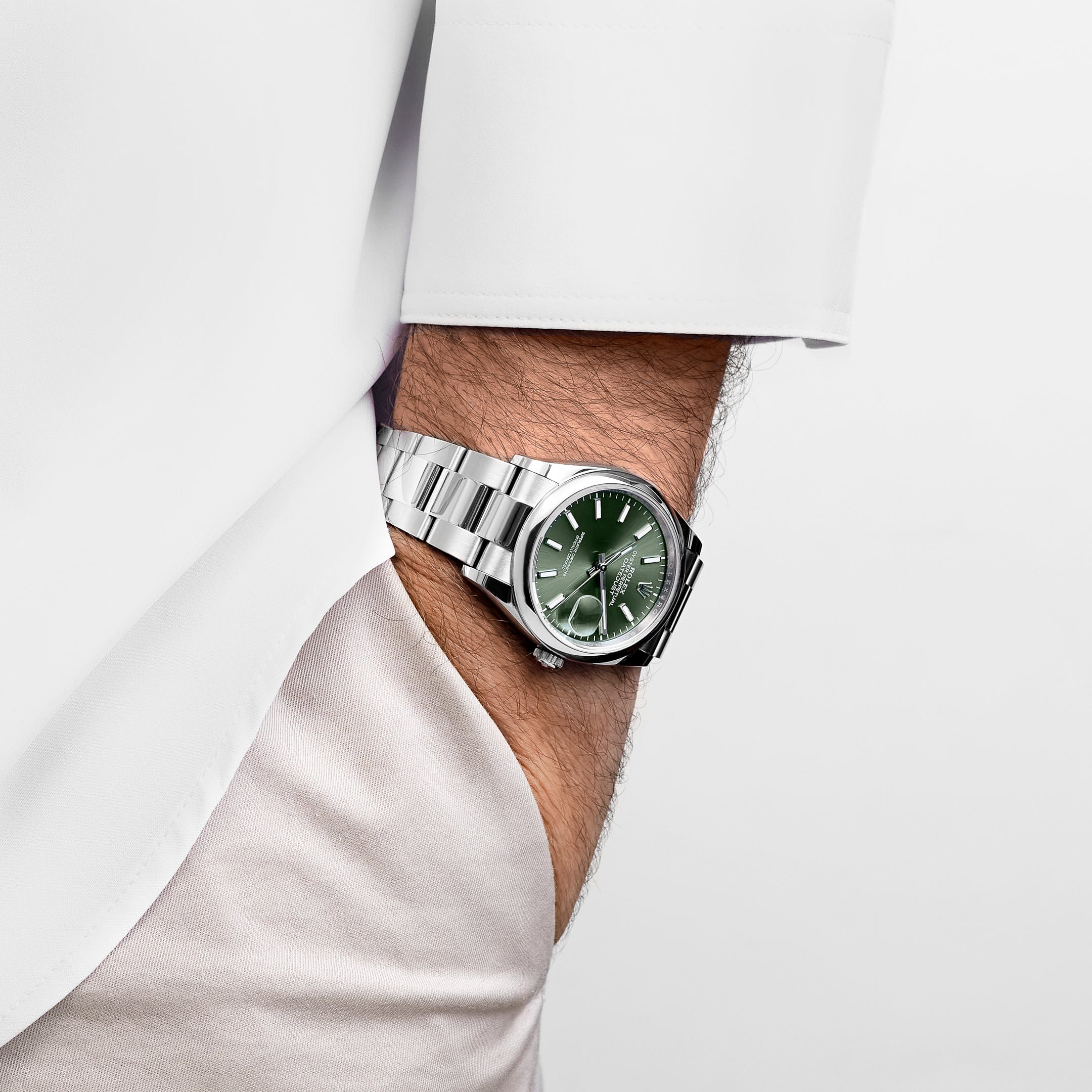 Rolex Datejust 36 126200 Stainless Steel Mint Green Dial Oyster (2023)